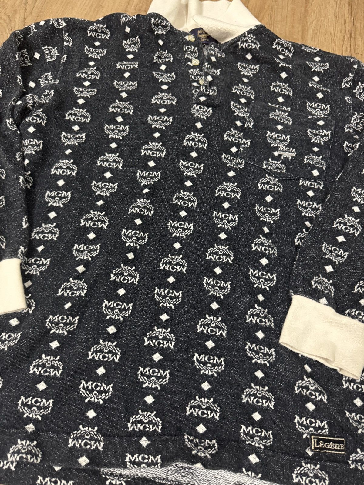 Designer × MCM MCM MONOGRAM SHIRT Size US M / EU 48-50 / 2 - 2 Thumbnail