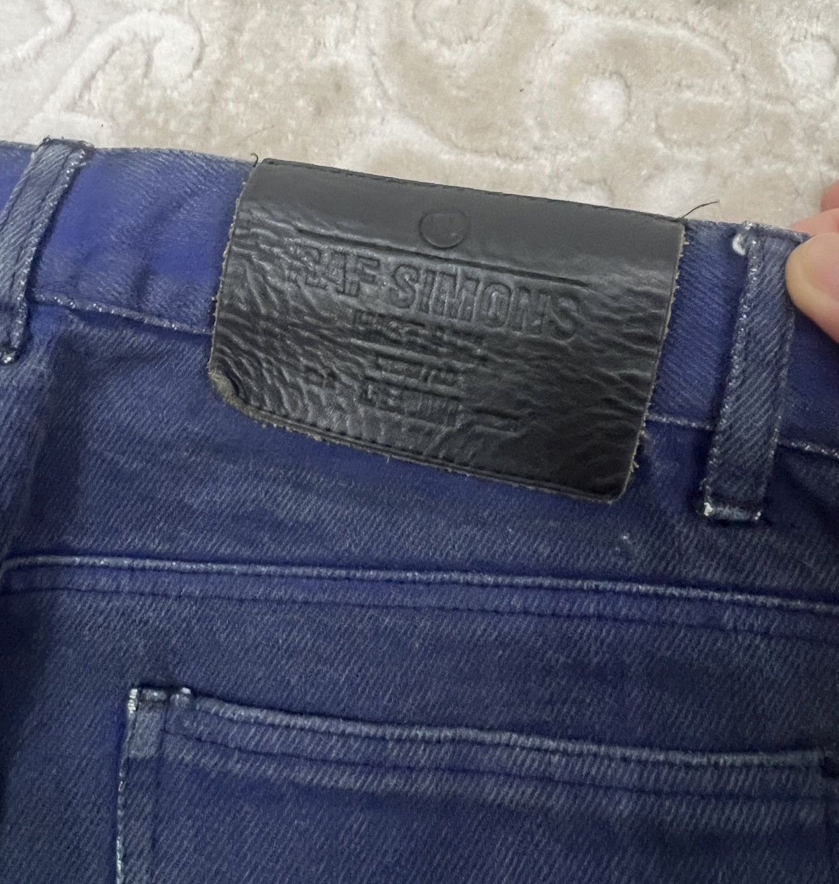Designer × Japanese Brand × Raf Simons VINTAGE RAF SIMONS AUTUMN WINTER 2005-2006 DESIGNER DENIM Size US 30 / EU 46 - 23 Thumbnail
