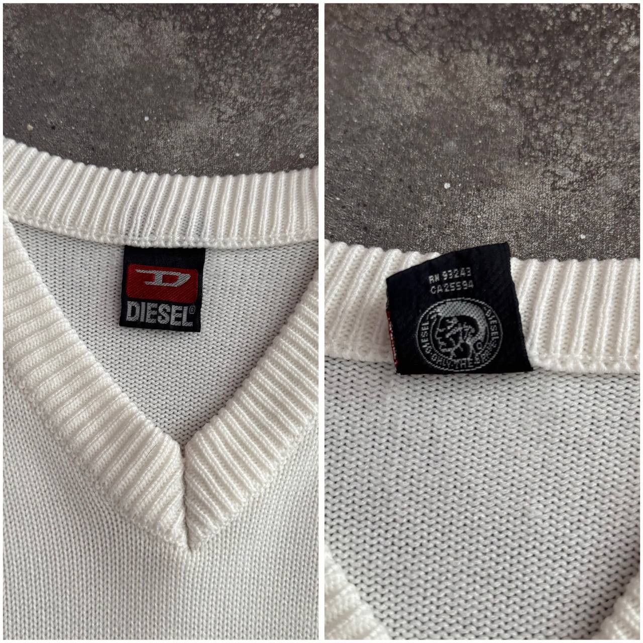 Diesel Diesel Vintage Big Logo Knit Sweater Size US L / EU 52-54 / 3 - 10 Thumbnail