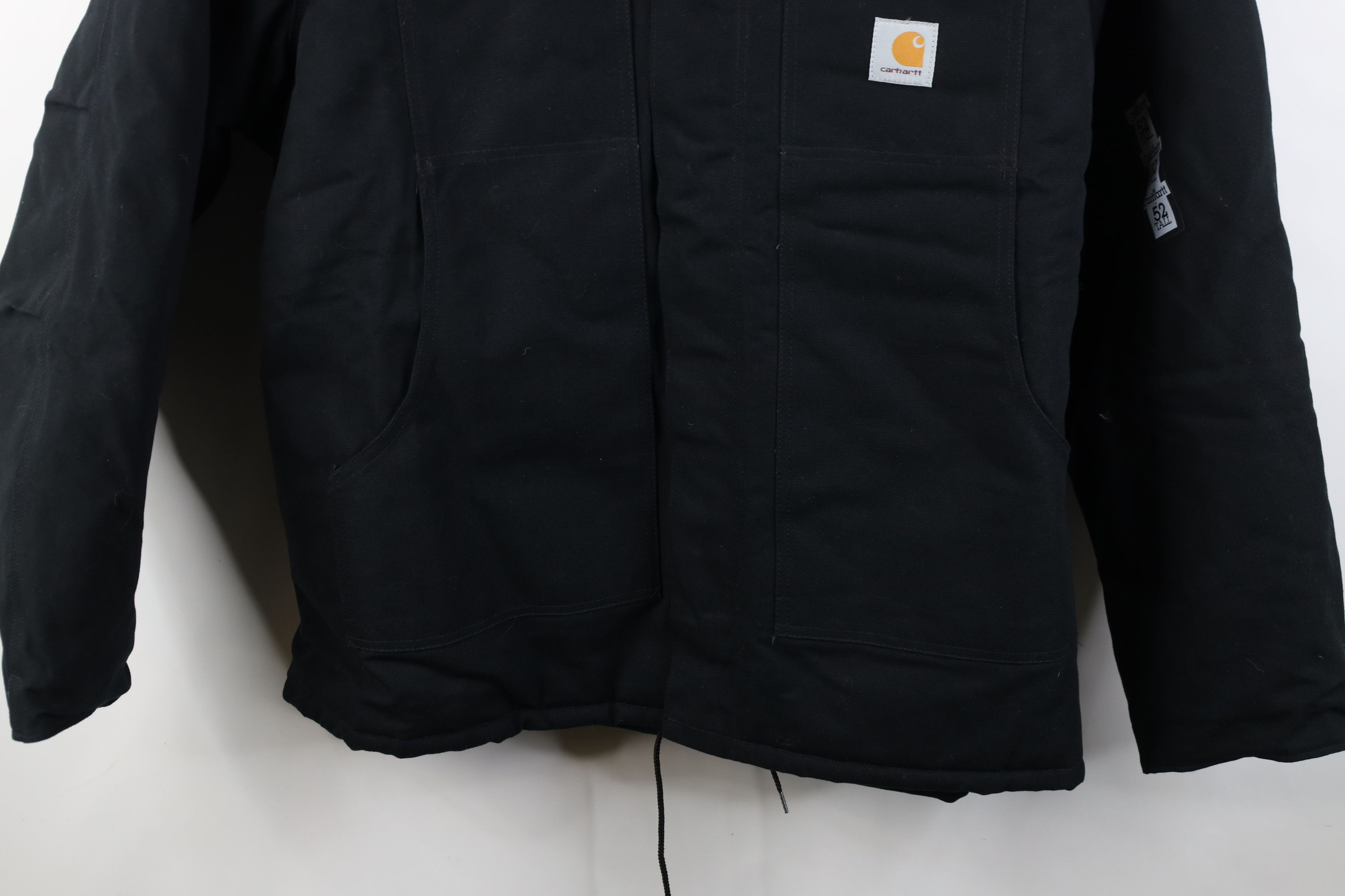 Carhartt Deadstock Vintage Y2K Carhartt Chore Barn Jacket Black Size US XXL / EU 58 / 5 - 4 Thumbnail