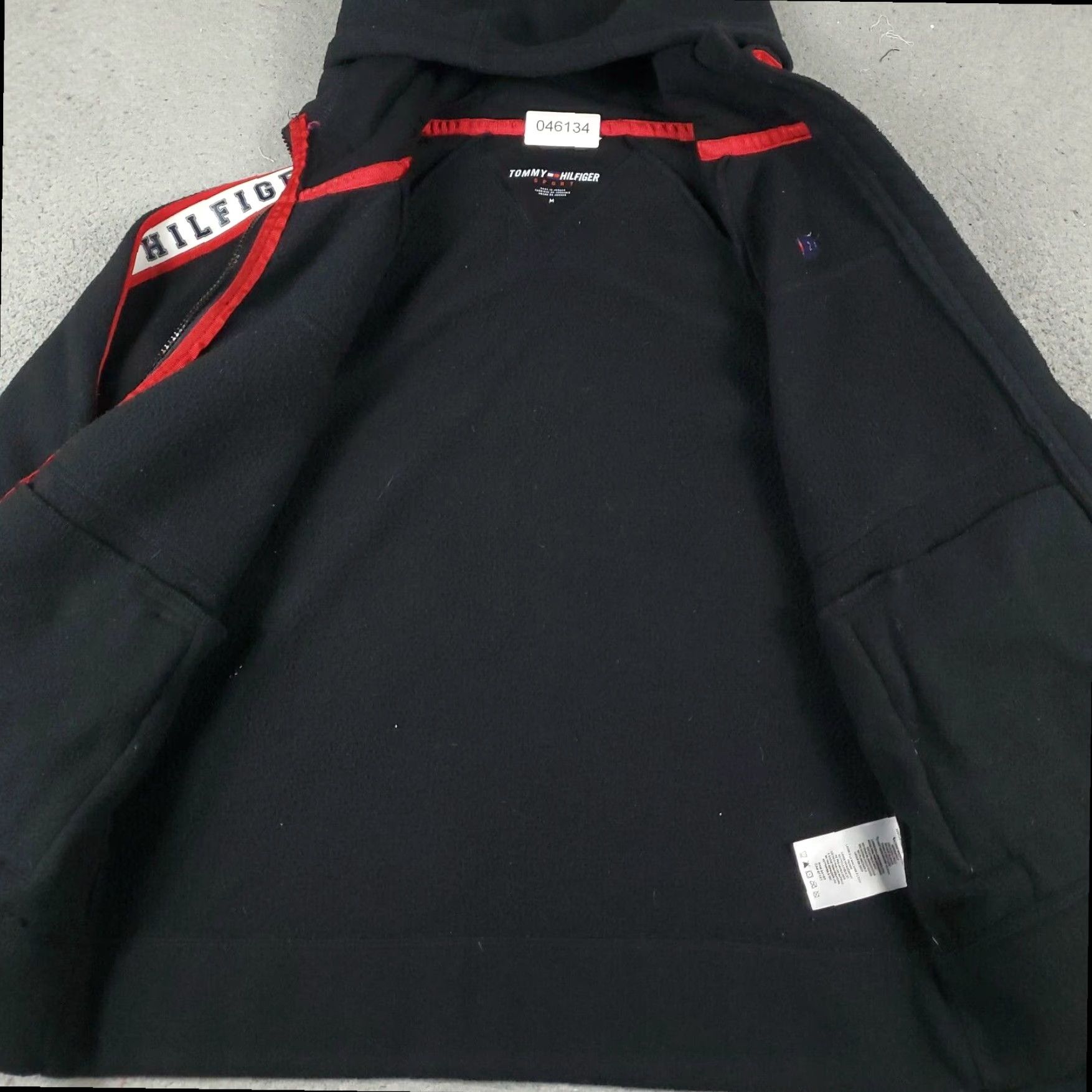 Tommy Hilfiger Tommy Hilfiger Full Zip Hoodie Sweater Womens Medium Black Cotton Size M / US 6-8 / IT 42-44 - 5 Thumbnail