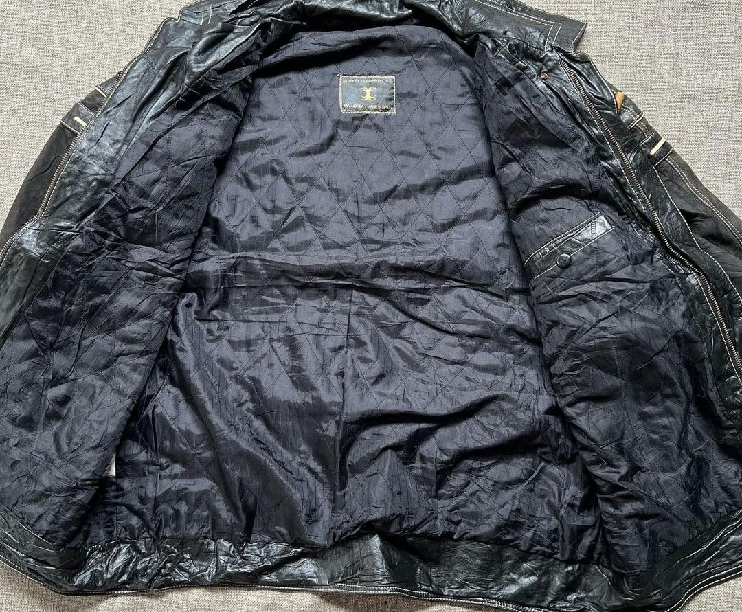 If Six Was Nine × Japanese Brand × Le Grande Bleu (L.G.B.) Made in Spain hoodie fur leather ifsixwasnine lgb style Size US L / EU 52-54 / 3 - 4 Thumbnail