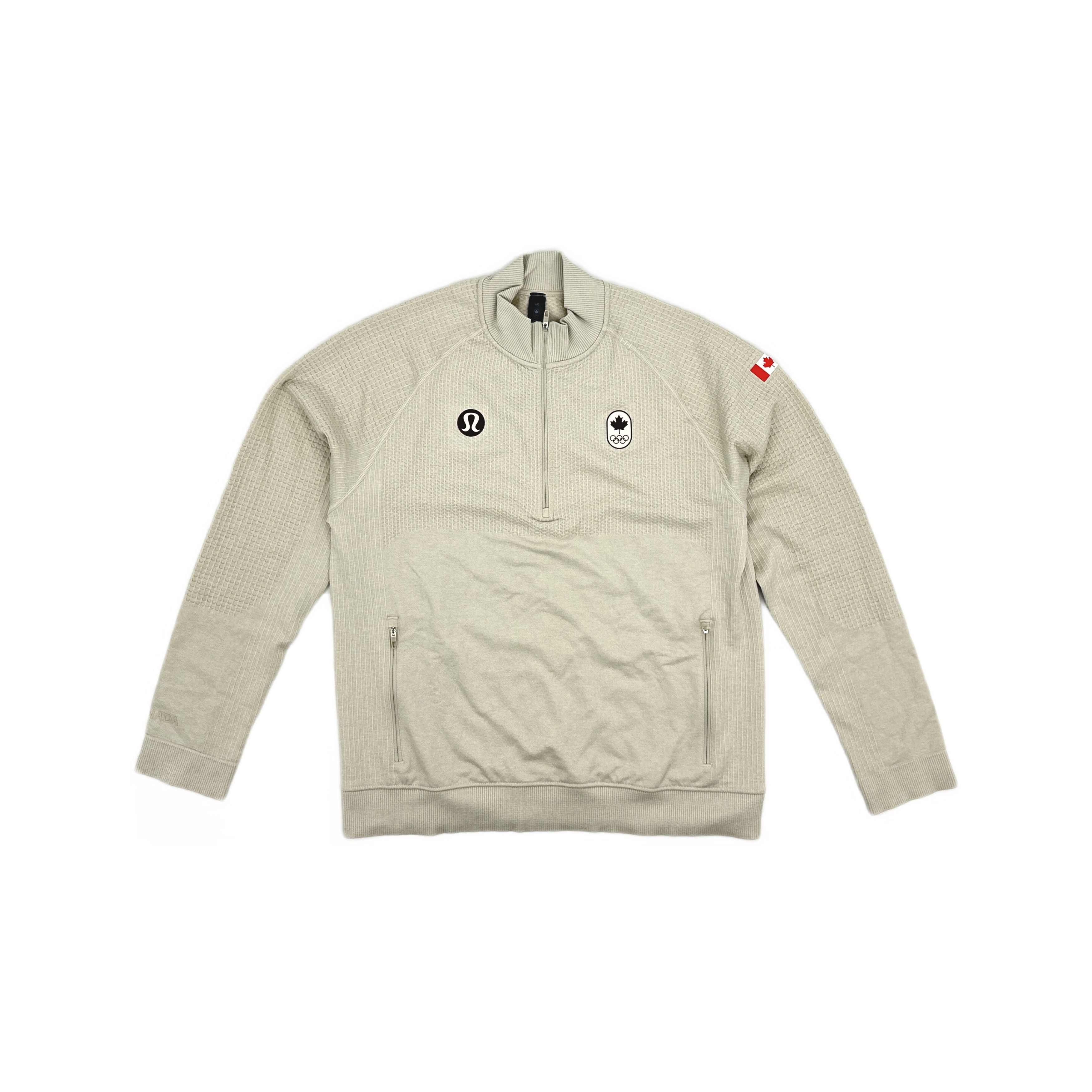 Lululemon Lululemon Team Canada Half Zip Jacket Size L Size US L / EU 52-54 / 3 - 1 Thumbnail