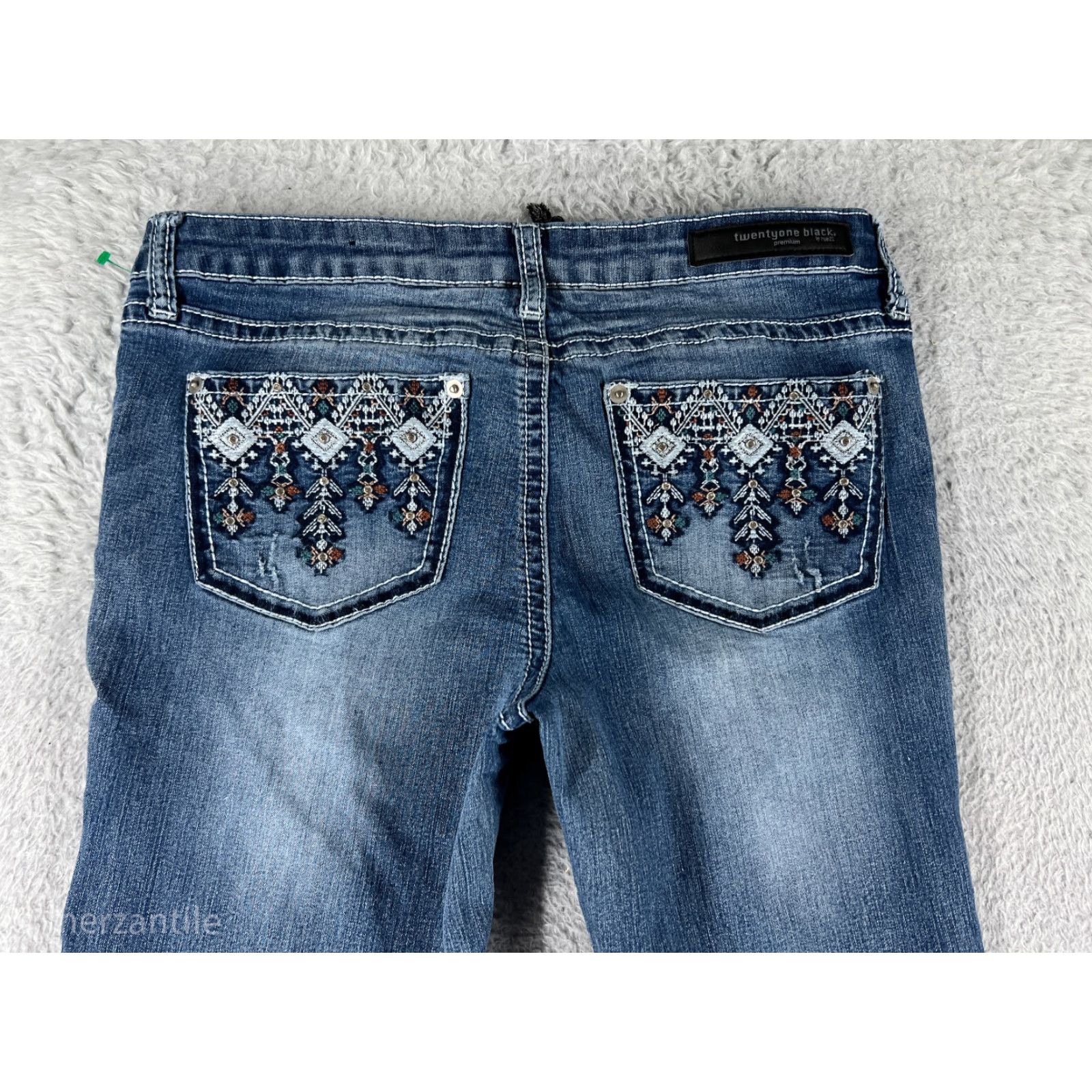 Denime Rue Blue Jeans Bootsword? Size 27" / US 4 / IT 40 - 3 Thumbnail