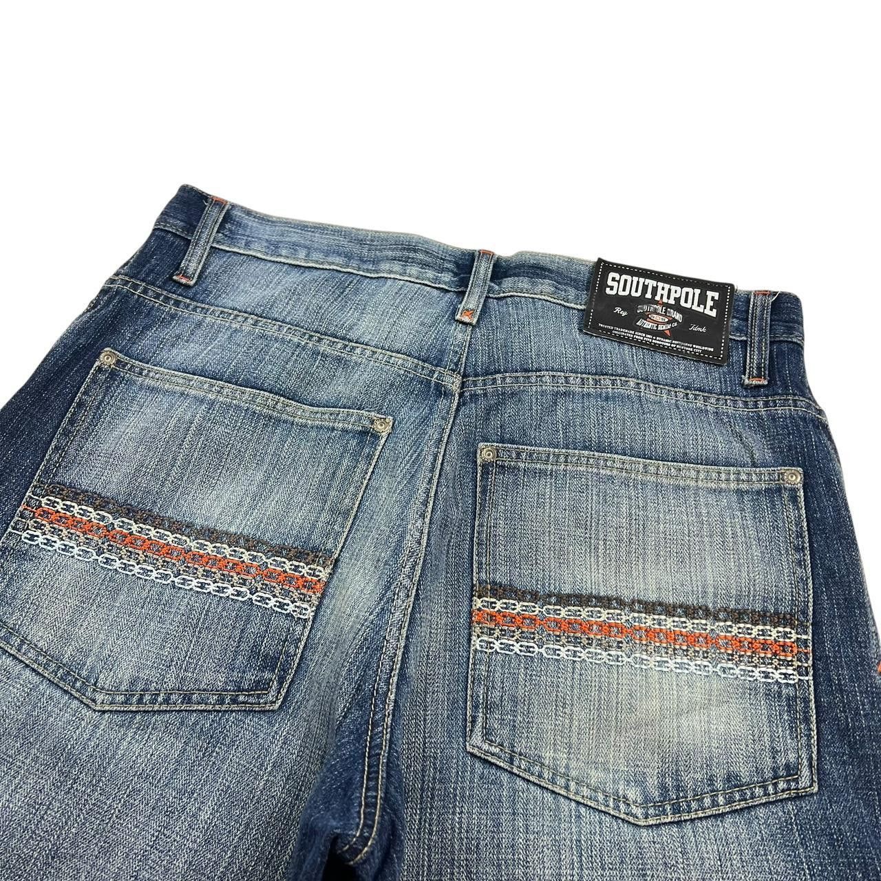 Southpole Vintage Southpole Embroidered Denim Shorts / Jorts Waist 34 Size US 34 / EU 50 - 3 Thumbnail