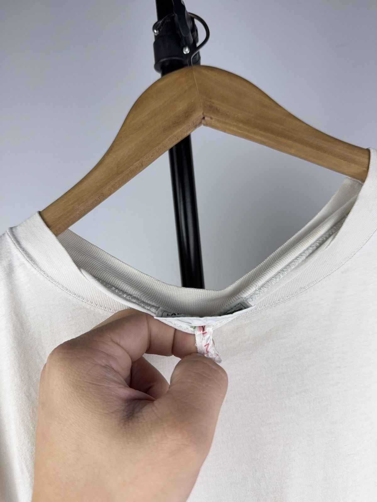 Lacoste Vintage 80s Retro Basic Lacoste France Single Stitch Tee Size US L / EU 52-54 / 3 - 3 Thumbnail
