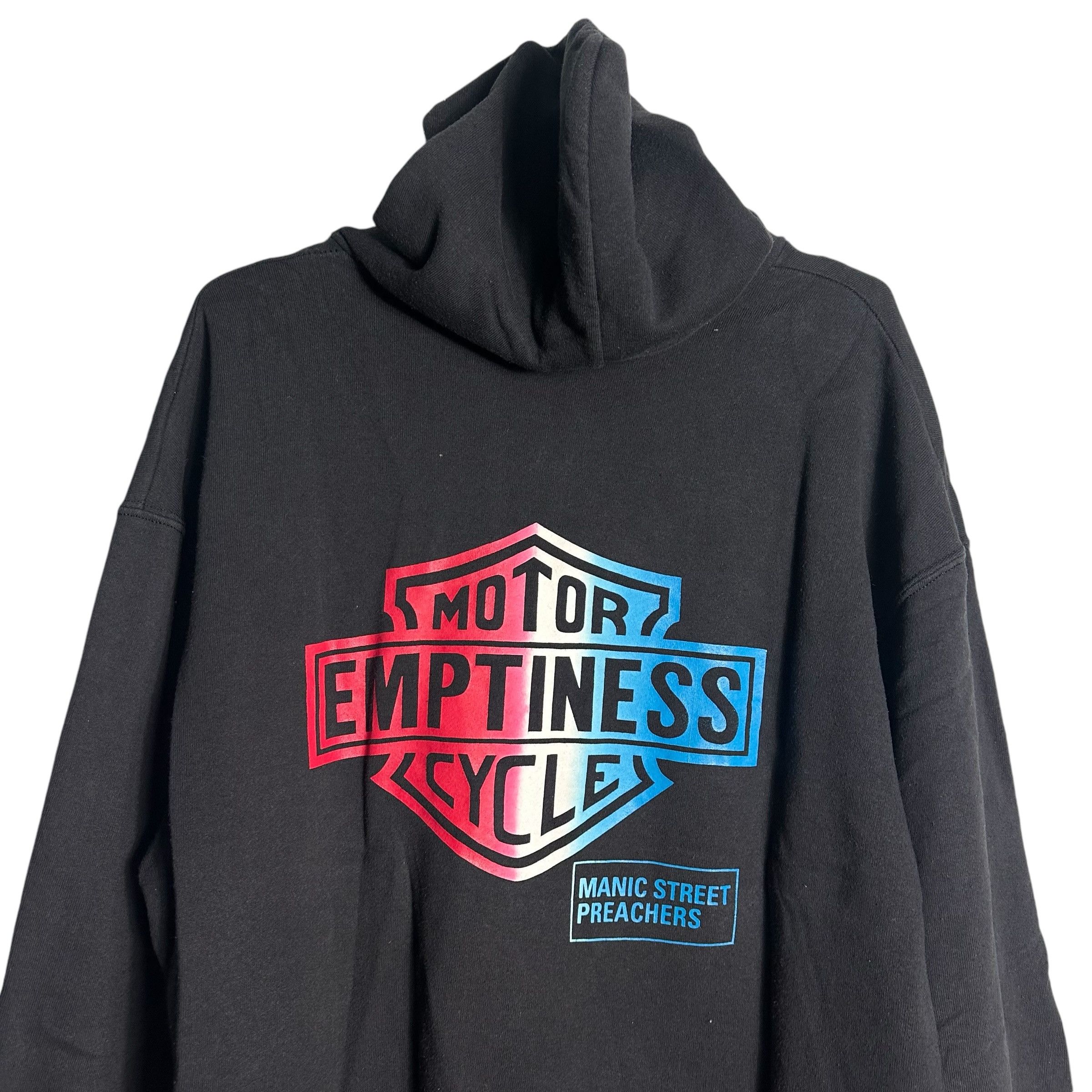 Band Tees 🔥🔥 Vtg Manic Street Preachers Motorcycle Emptiness Hoodie Size US XL / EU 56 / 4 - 2 Thumbnail