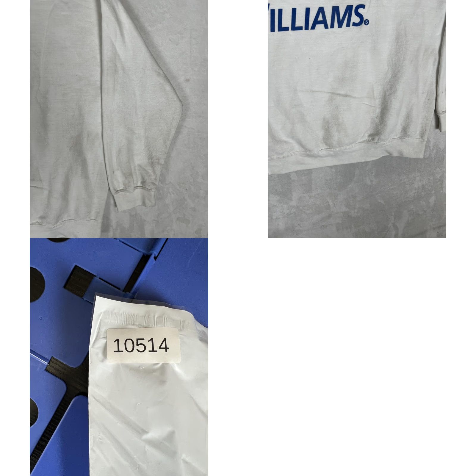 Vintage Sherwin-Williams Sweatshirt Mens XL White Crewneck Graphic Print Logo Fleece Workwear Pullover Size US XL / EU 56 / 4 - 9 Thumbnail