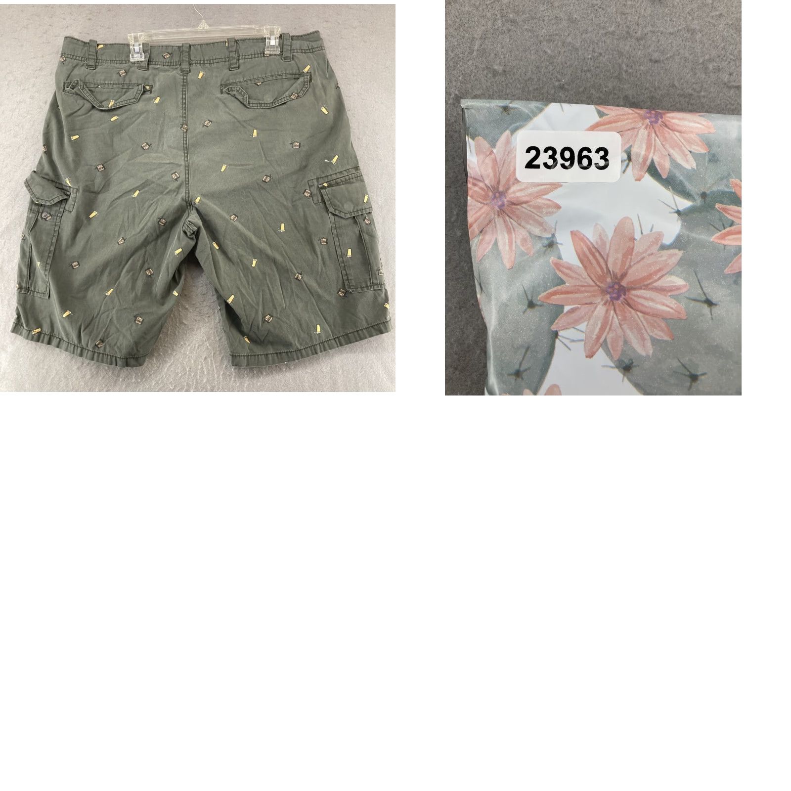 Vintage G.H. Bass & Co. Green Cargo Shorts Mens 40 Graphic Print Beer Party Outdoor Size US 40 / EU 56 - 8 Thumbnail