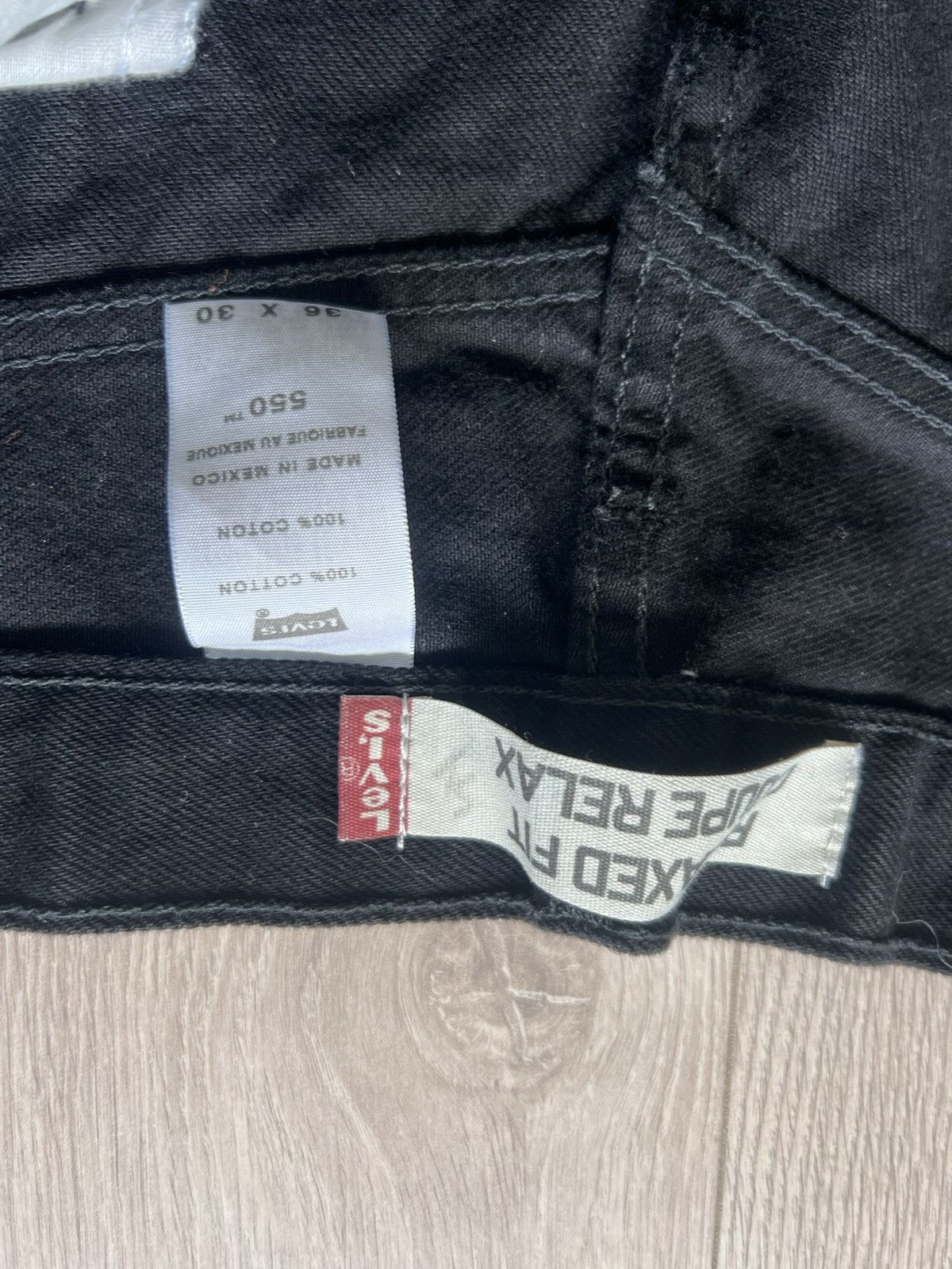 Other Vintage Levi’s 550 Denim Jeans 90s 2000s Y2K Size US 36 / EU 52 - 6 Thumbnail