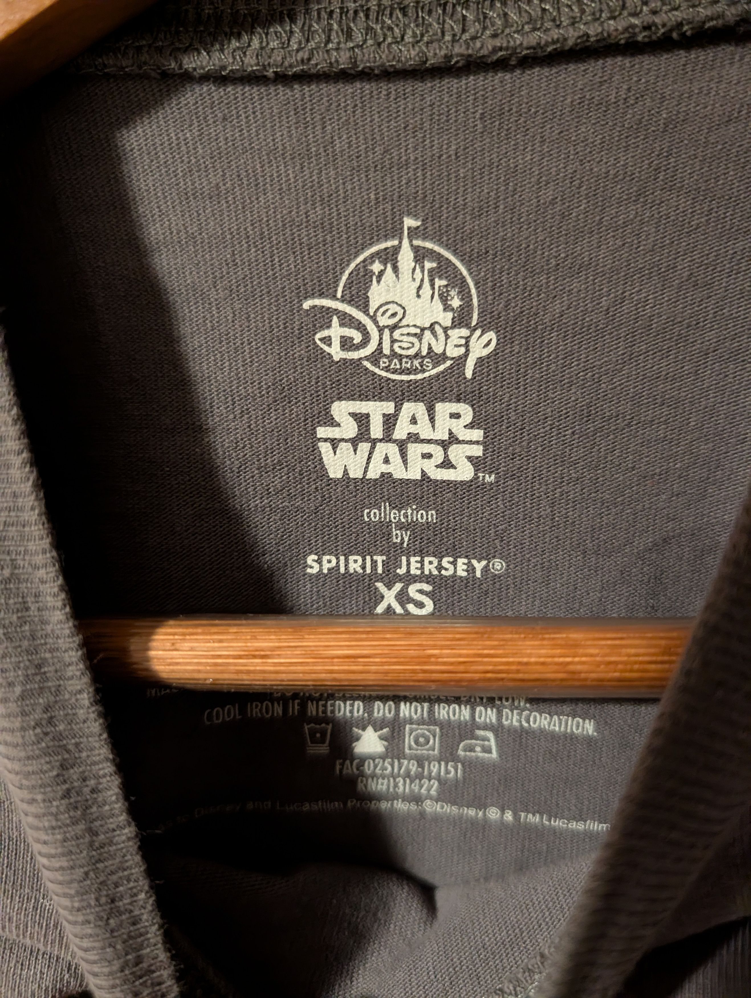 Disney Disney Parks Star Wars Spirit Jersey grey Rebel Alliance XS Size US XS / EU 42 / 0 - 8 Thumbnail