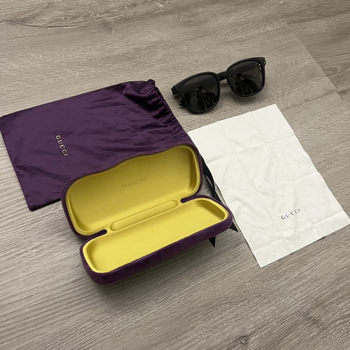 Gucci Gucci Square Sunglasses GG0637SK 001 Unisex Size ONE SIZE - 14 Thumbnail