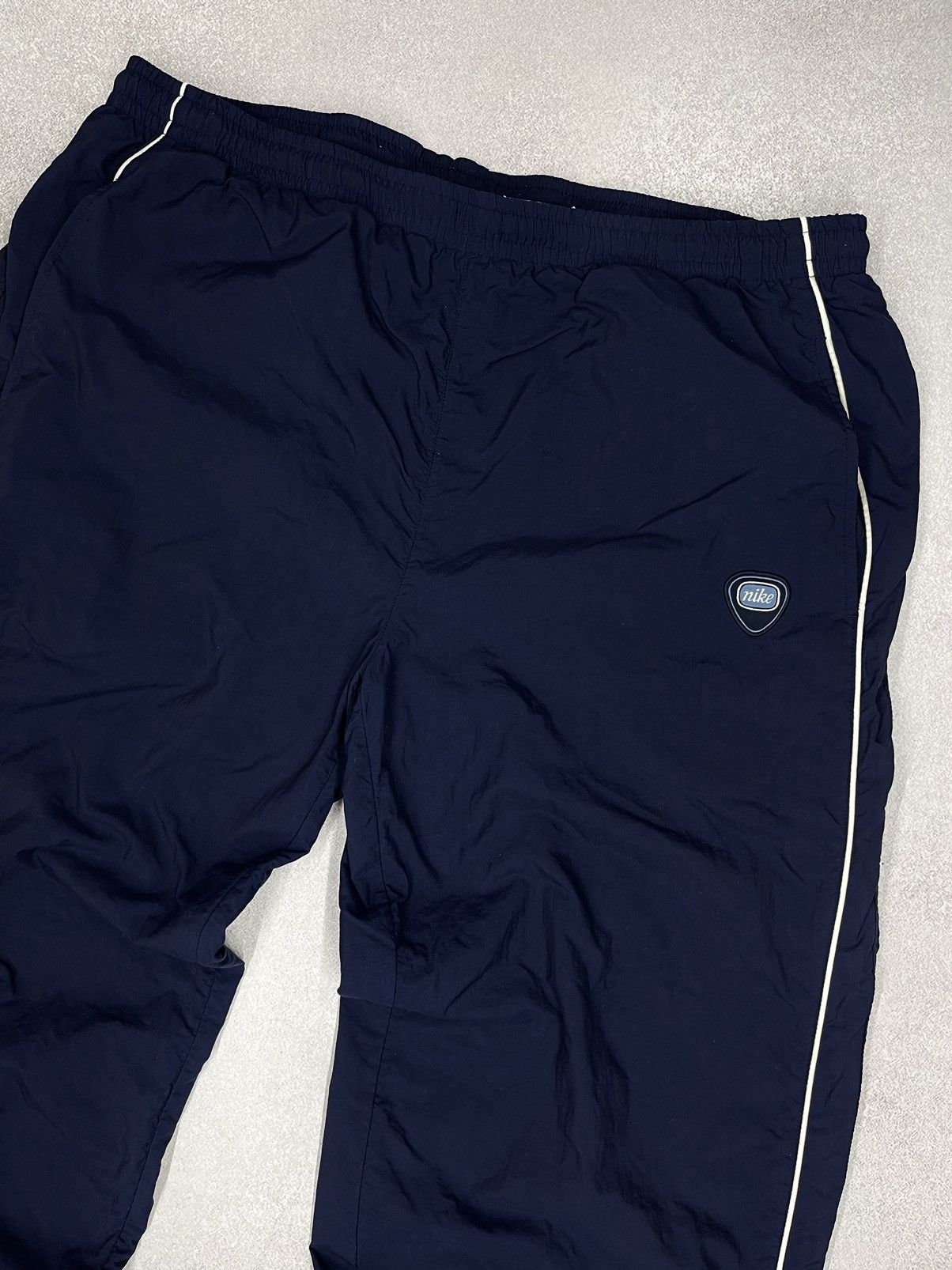 Nike Vintage Nike Nylon Navy Sweatpants Dense Drill Y2K ACG TN Size US 36 / EU 52 - 3 Thumbnail