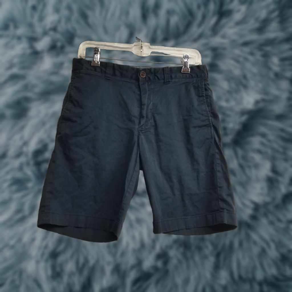 J.Crew J. Crew Stretch Chino Casual Shorts Mens Size 29 Gray Blue Gray Regular Chino Casual Men 29 Stretch Size US 29 - 1 Thumbnail