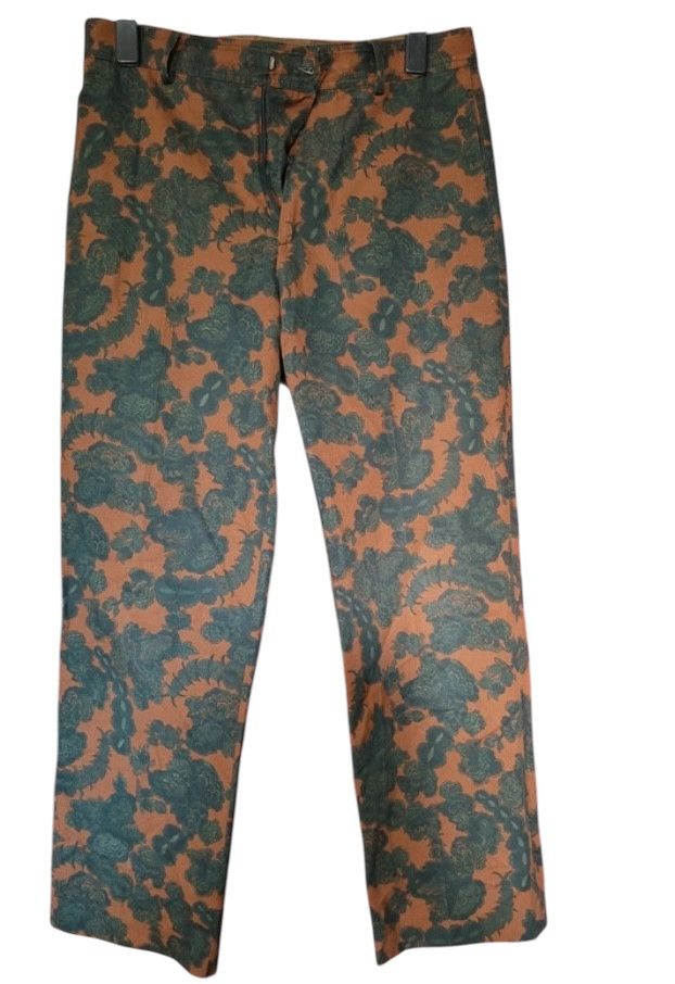 Dries Van Noten × Vintage Dries Van Noten Pants Baggy Wide Linen Jeans Denim EX0055 Size US 32 / EU 48 - 1 Thumbnail