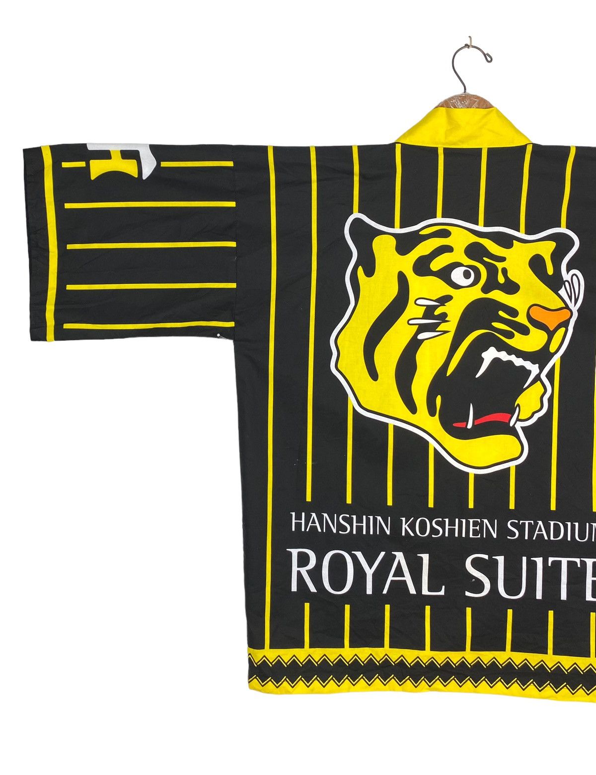 Japanese Brand Rare‼️ HANSHIN TIGERS ROYAL SUITE HAPPI PARKA STRIPE YELLOW Size US M / EU 48-50 / 2 - 2 Thumbnail