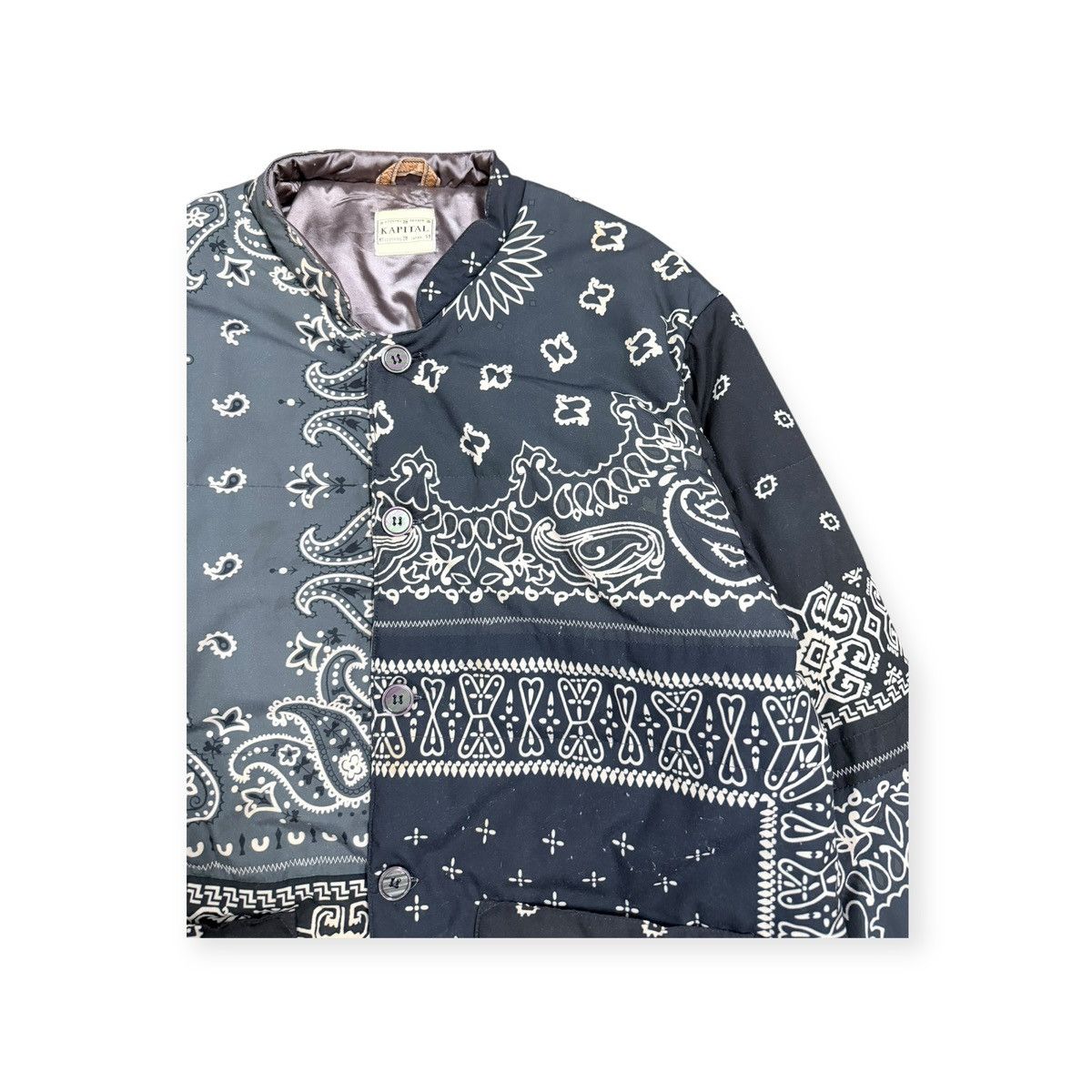 Kapital Kountry Kapital Kountry Patchwork Bandana Print Padded Cotton Jacket Size US M / EU 48-50 / 2 - 8 Thumbnail