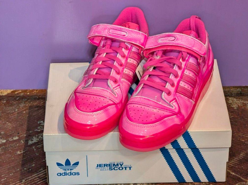 Adidas × Jeremy Scott ADIDAS x JEREMY SCOTT Low Top Sneakers Pink US 9.5 Size US 9.5 / EU 42-43 - 1 Thumbnail