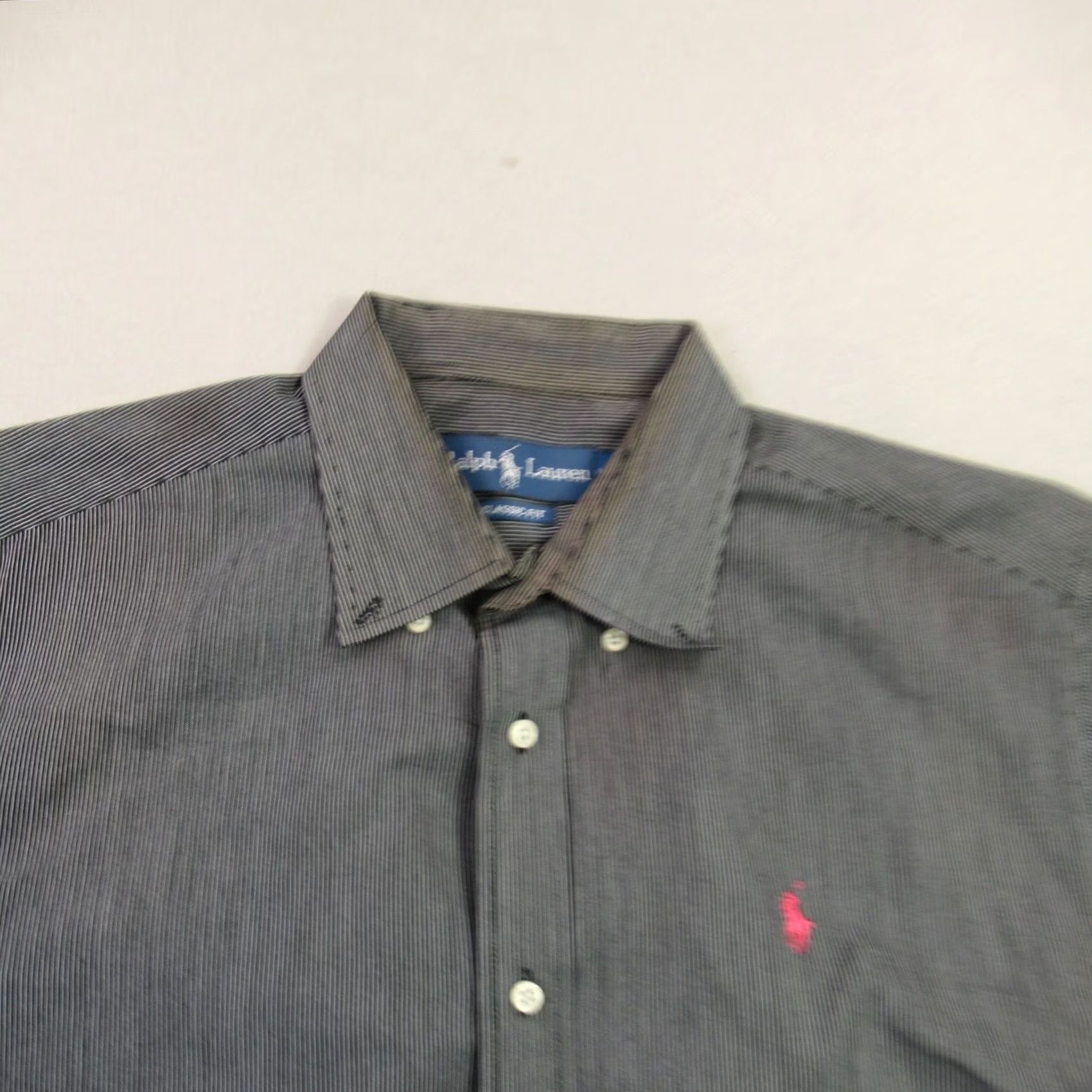 Polo Ralph Lauren Polo Ralph Lauren Shirt Mens XL Long Sleeve Stripes Lightweight Cotton Button-Down Collared Knit Size US XL / EU 56 / 4 - 2 Thumbnail