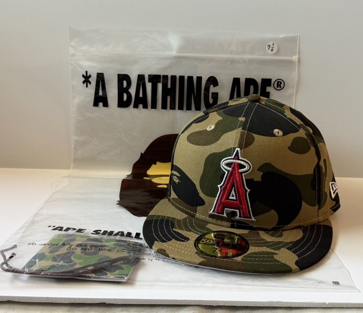 Bape BAPE x MLB New Era 59Fifty Fitted Cap Angels Green 7 1/2 Size ONE SIZE - 1 Thumbnail