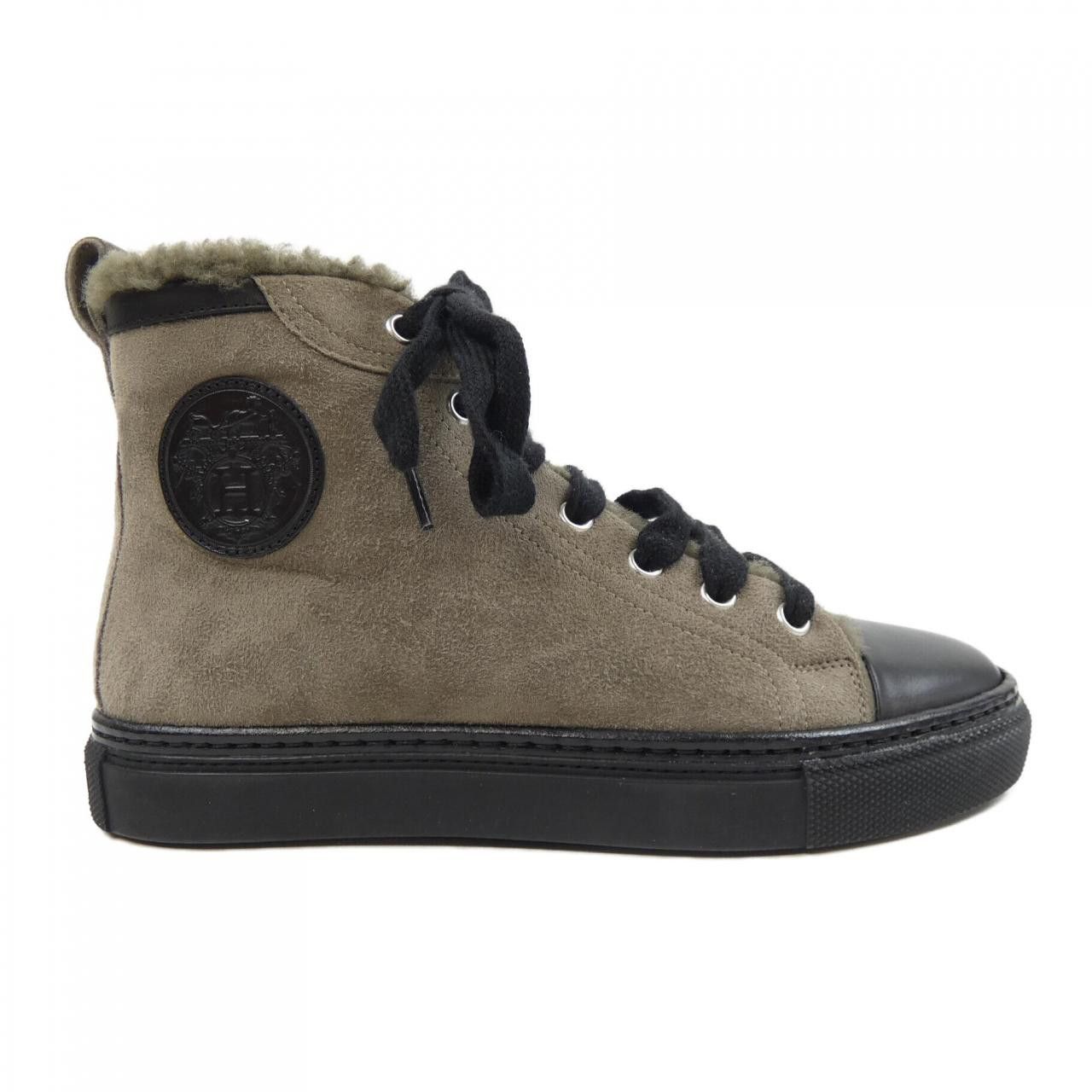 Hermes Hermes Hermes Shearling Sneakers Natural Material Shoes DUTY FREE for USA Size ONE SIZE - 1 Thumbnail