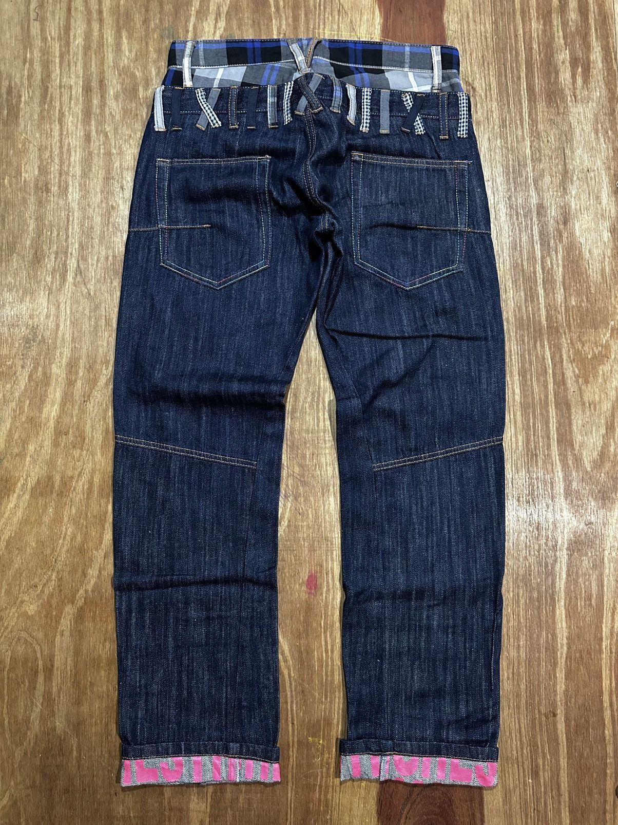 Japanese Brand Double Waist Internatiol wolrd jeans Size US 32 / EU 48 - 2 Thumbnail