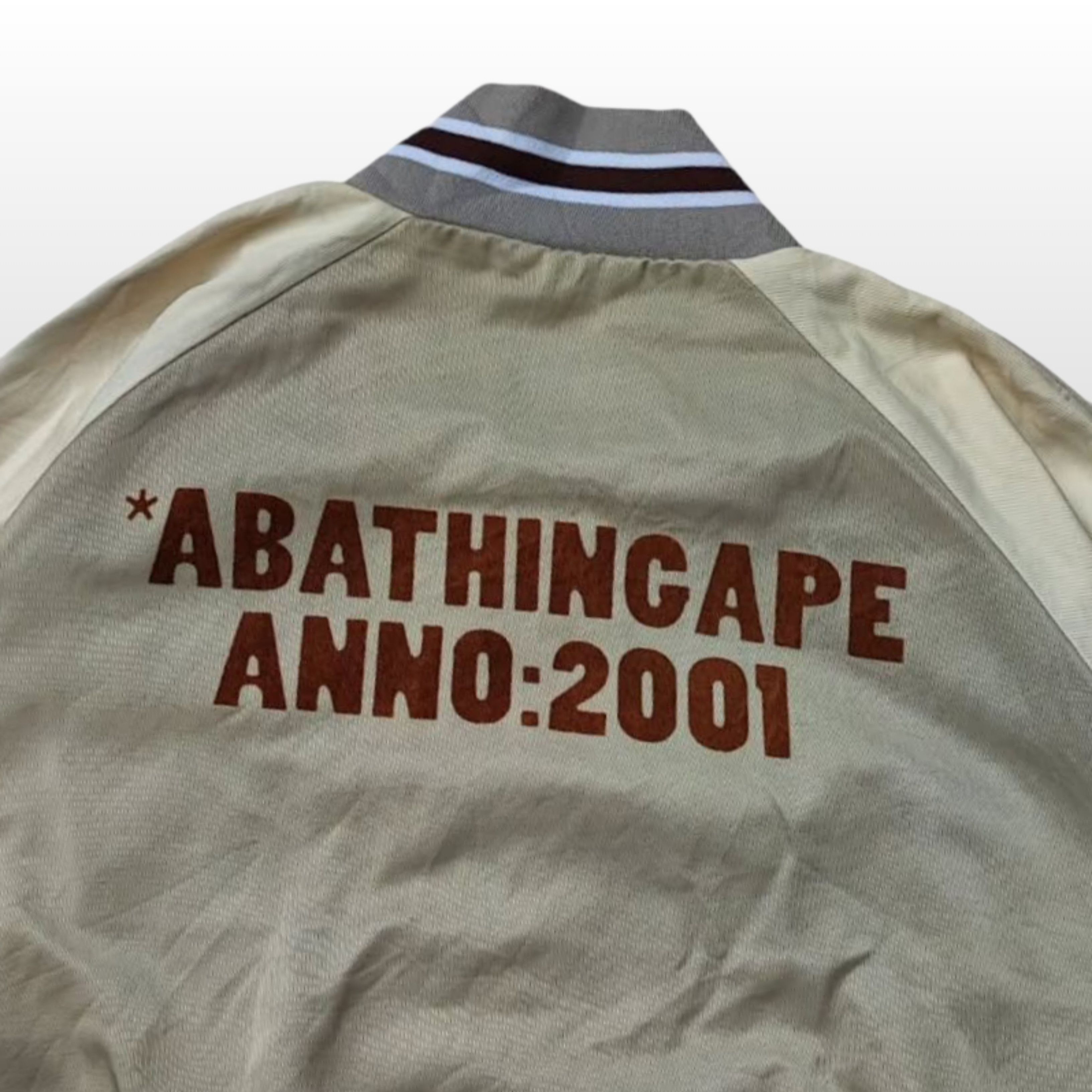 Bape Vintage Bape Anno:2001 Varsity Jacket Size US L / EU 52-54 / 3 - 4 Thumbnail