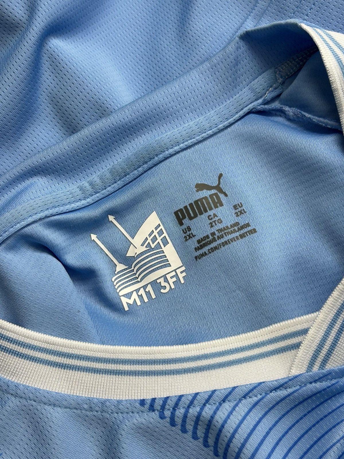 Puma MANCHESTER CITY 2023 2024 Home puma soccer jersey Size US XXL / EU 58 / 5 - 9 Thumbnail