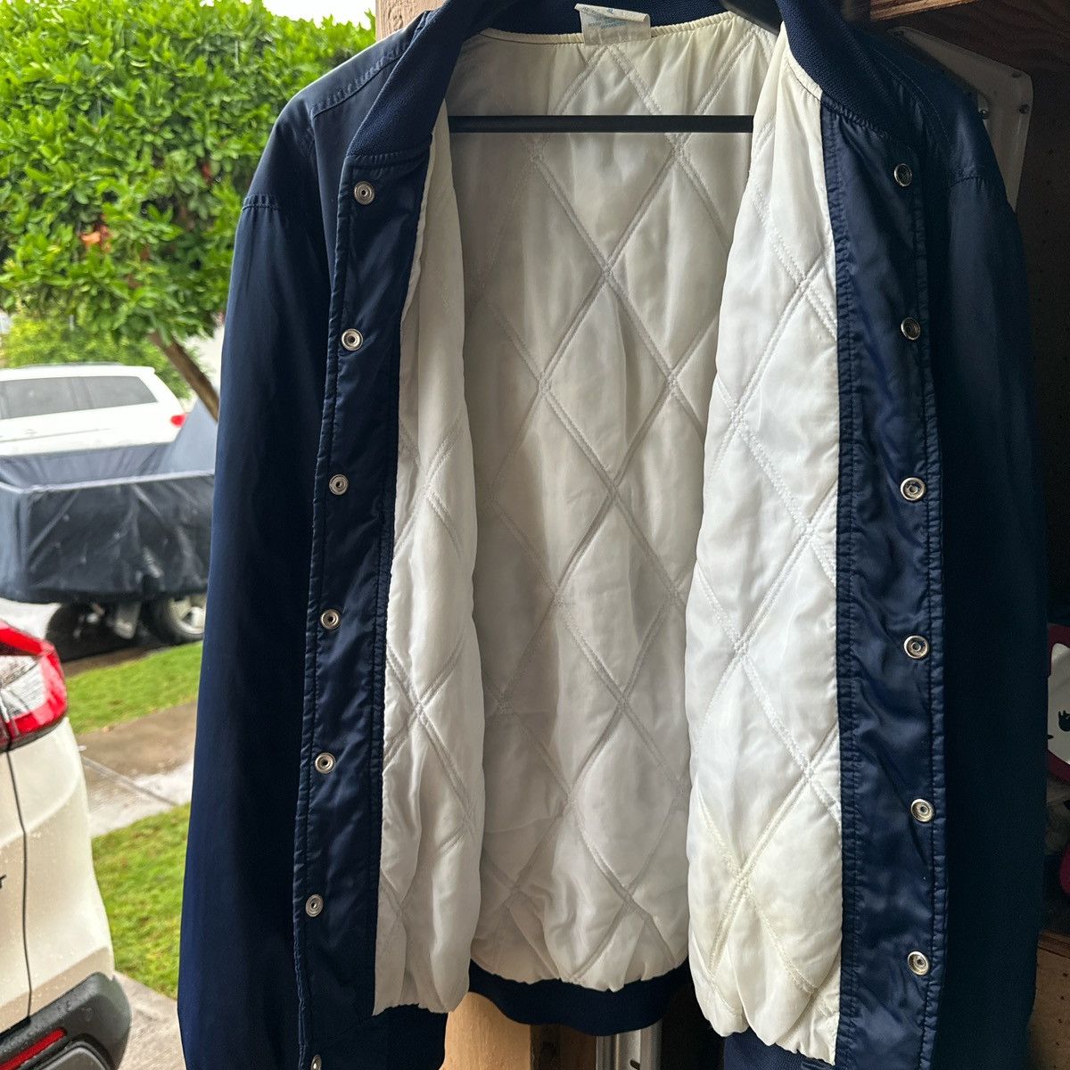 80s Adidas Satin Bomber Mens XL