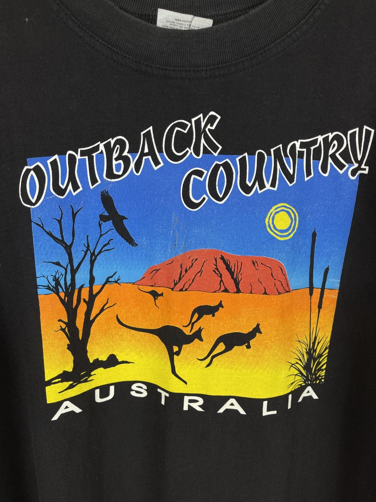 Vintage Gooses T-shirts Outback country Australia Aboriginal art tee Size US XXL / EU 58 / 5 - 3 Thumbnail