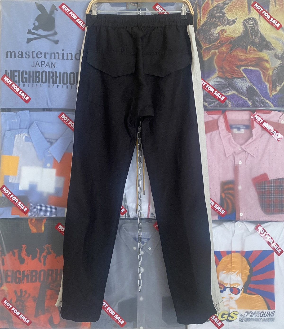 Rhude Rhude Side Taped Silk Blend Casual Pants Size US 28 / EU 44 - 2 Thumbnail