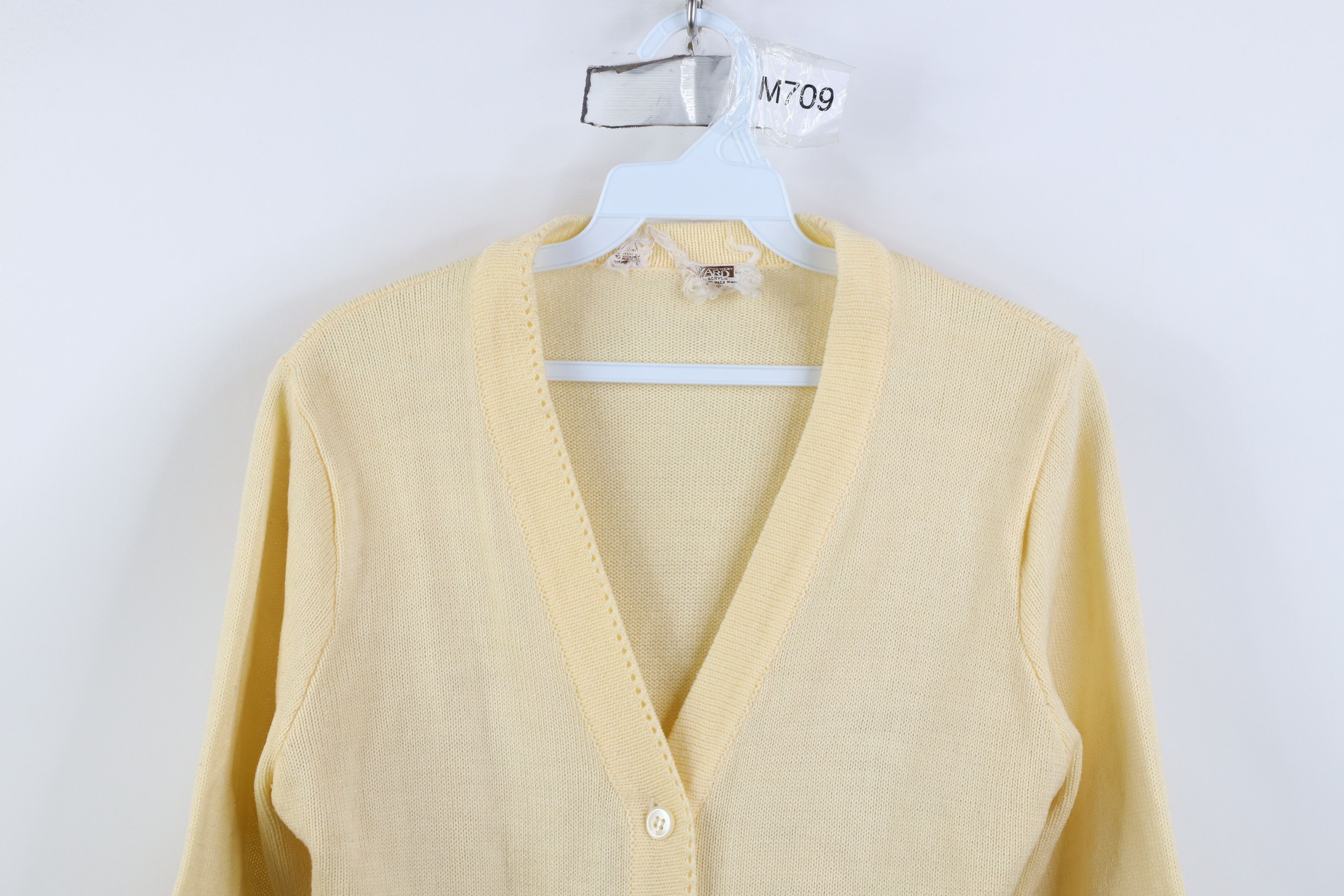 Vintage Vintage 60s Boho Chic Hippie Sleeve Knit Cardigan Sweater Size M / US 6-8 / IT 42-44 - 2 Thumbnail