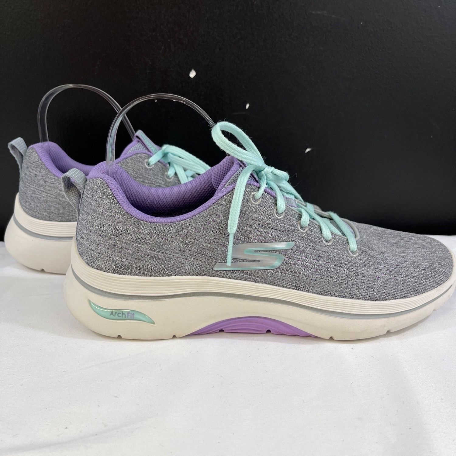 SKECHERS Skechers GoWalk Arch Fit Women's Grey Walking or Running Sne Size US 9 / IT 39 - 1 Thumbnail