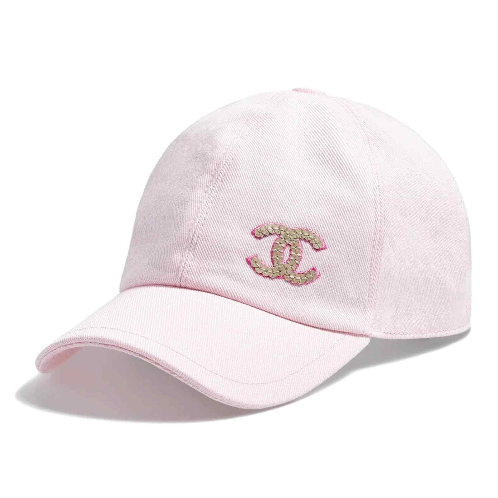 Chanel Chanel 22P Gold Sequin CC Logo Baseball Cap Curved Peak Hat Size ONE SIZE - 1 Thumbnail