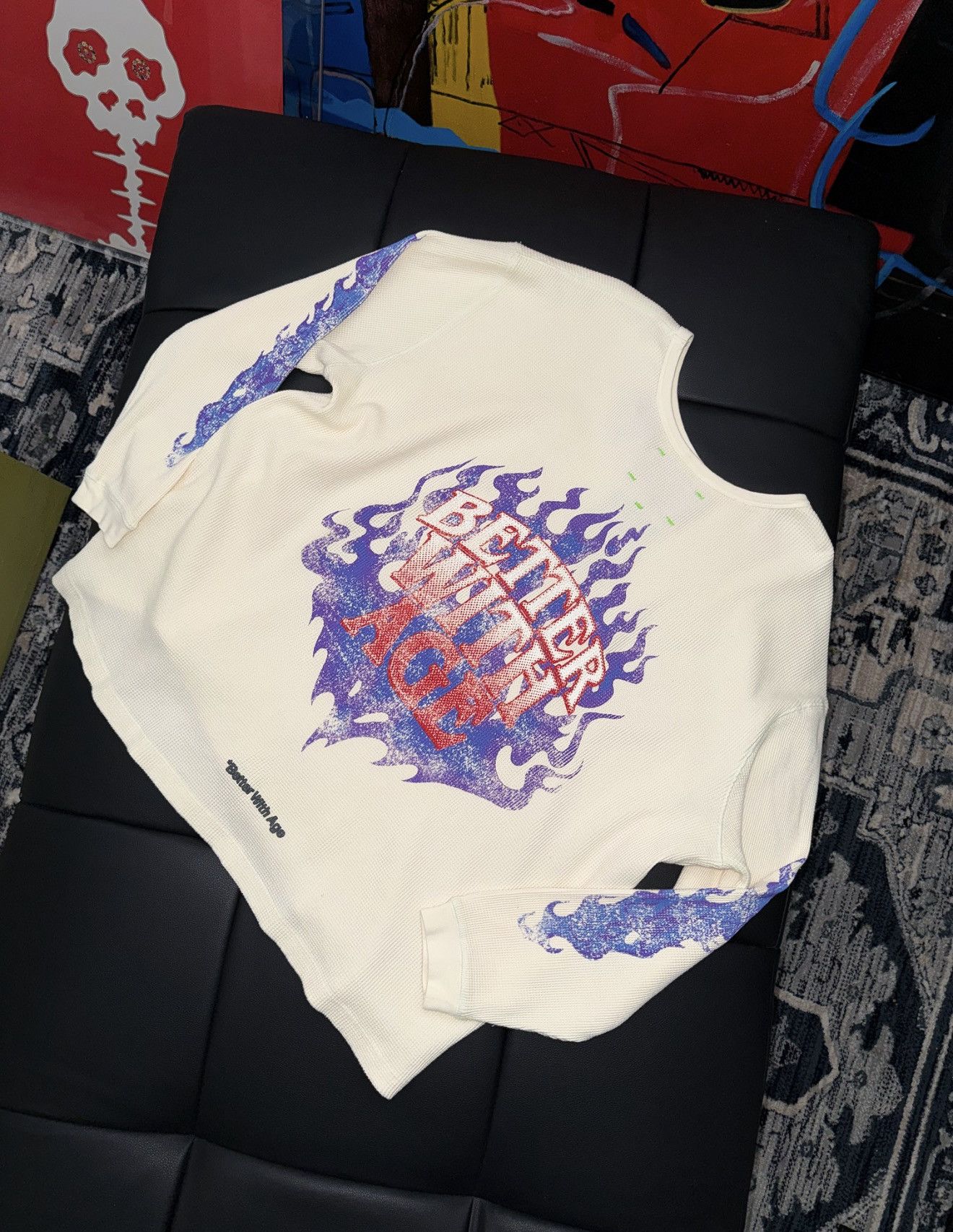 Better With Age Thermal graphic logo shirt Size US M / EU 48-50 / 2 - 2 Thumbnail