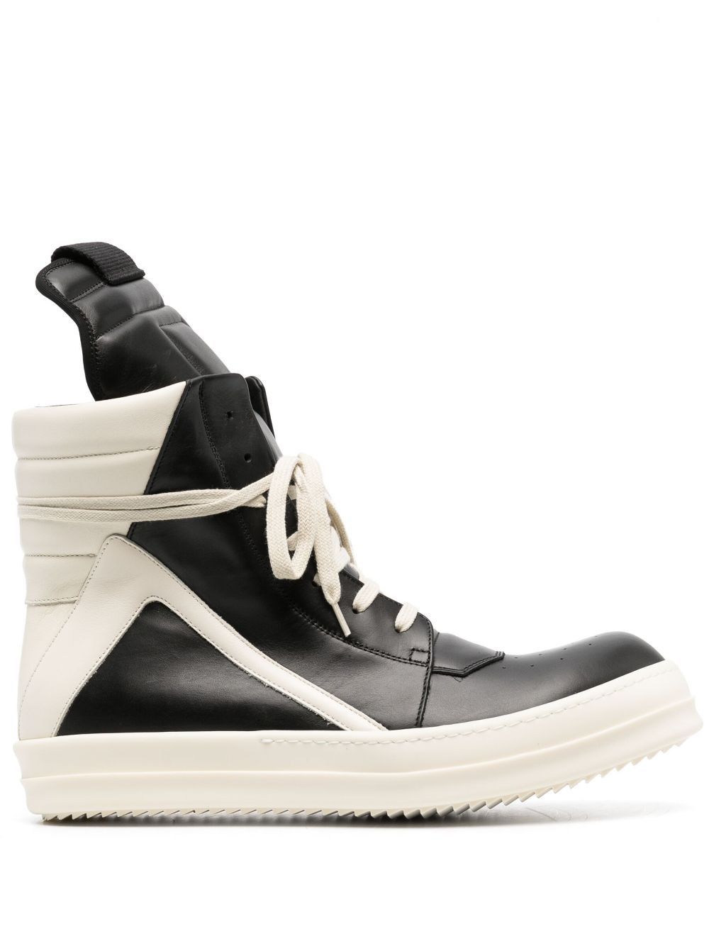 image of Rick Owens Geobasket High Top Sneakers in Black, Men's (Size 12)