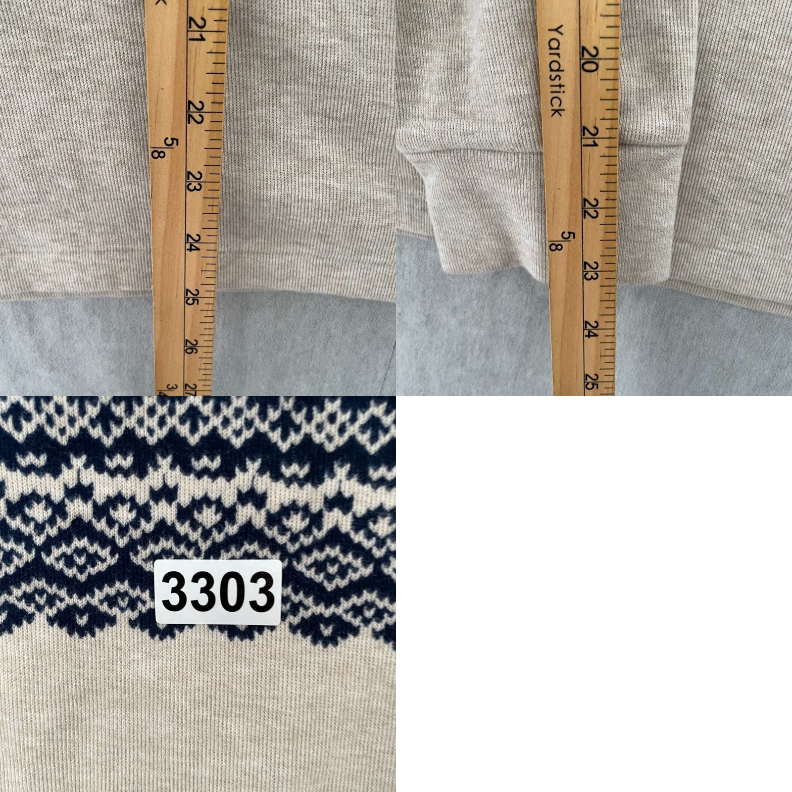 Polo Ralph Lauren Polo Ralph Lauren Sweater Adult Large 1/4 Zip Snowflake Knit Estate Rib Nordic L Size US L / EU 52-54 / 3 - 8 Thumbnail