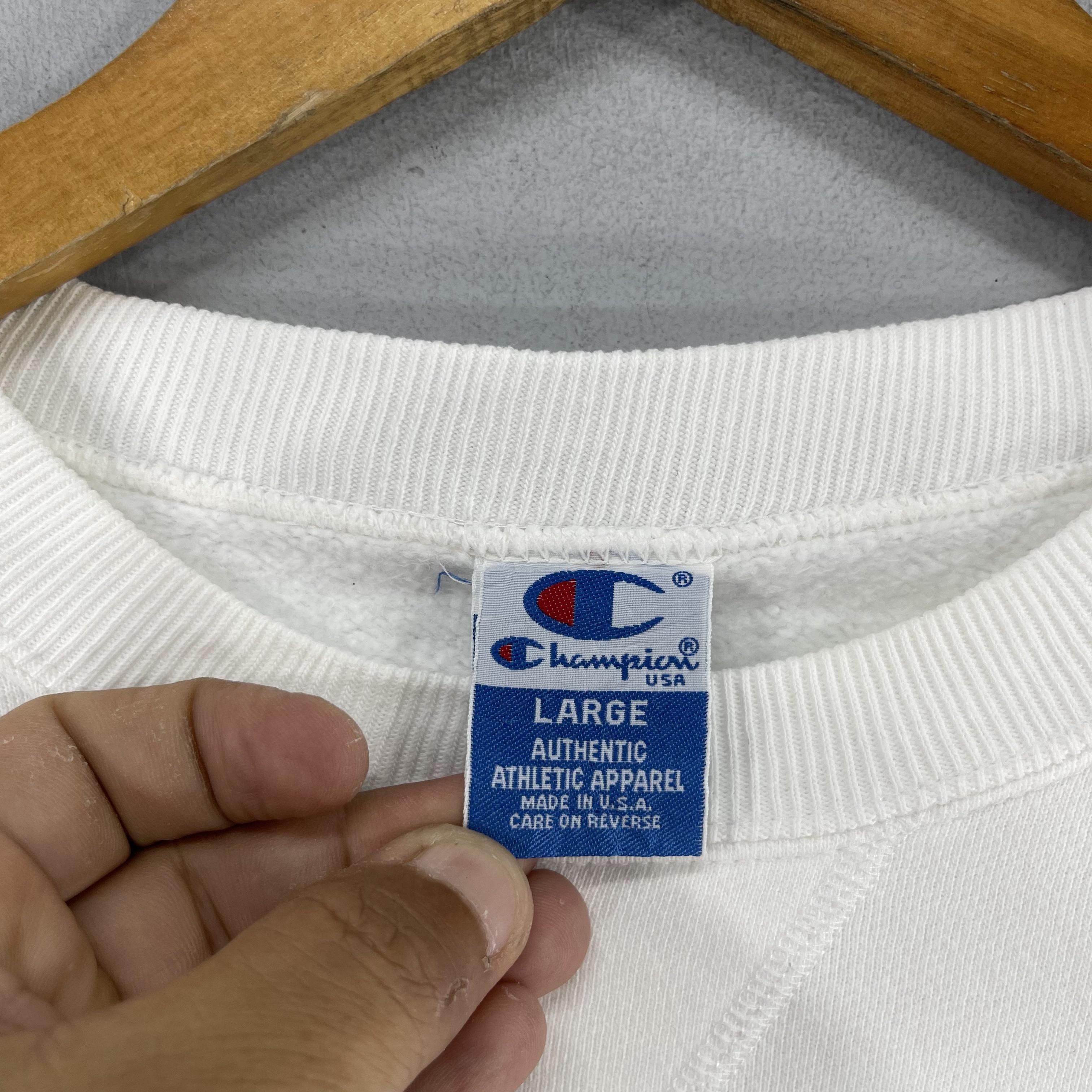Champion × Vintage Vintage CHAMPION Big Logo Spell Out Printed Sweatshirt Size US M / EU 48-50 / 2 - 4 Thumbnail