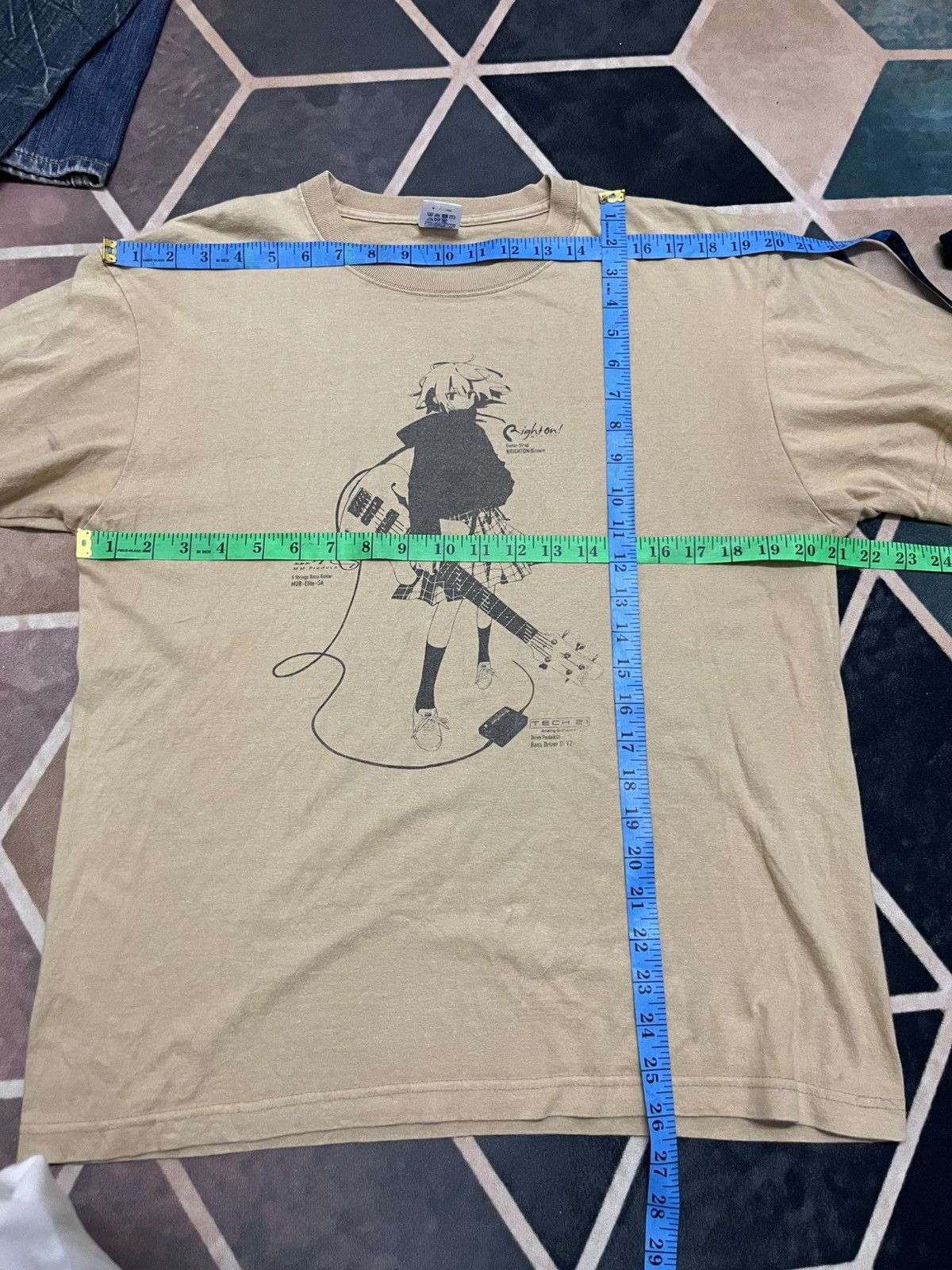 Anime 💥Brighton Guitar Japanese Anime T Shirts Size US L / EU 52-54 / 3 - 15 Thumbnail