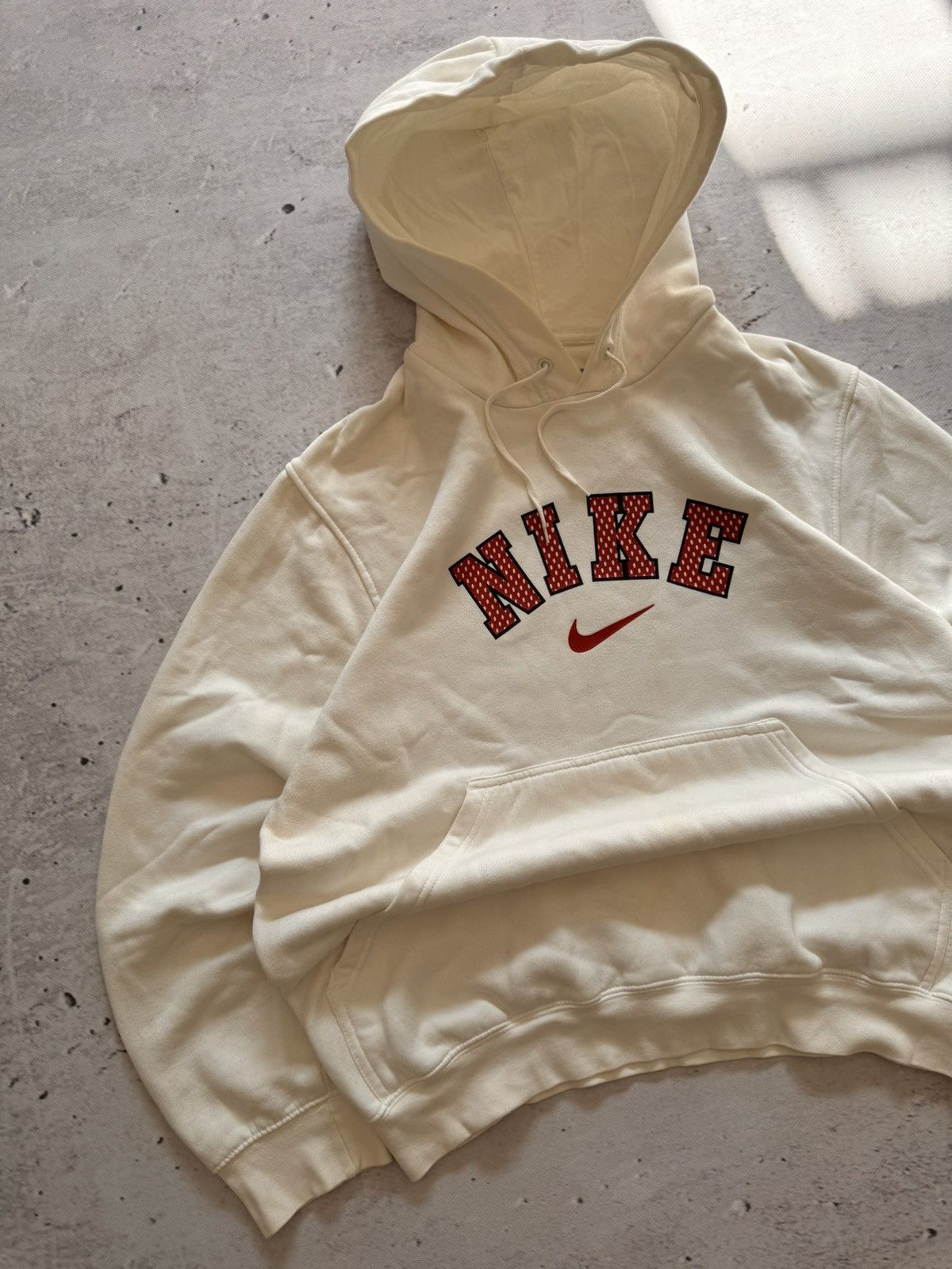 Nike × Vintage NIKE VINTAGE CENTER LOGO OVERSIZE BOXY HOODIE Size US M / EU 48-50 / 2 - 2 Thumbnail