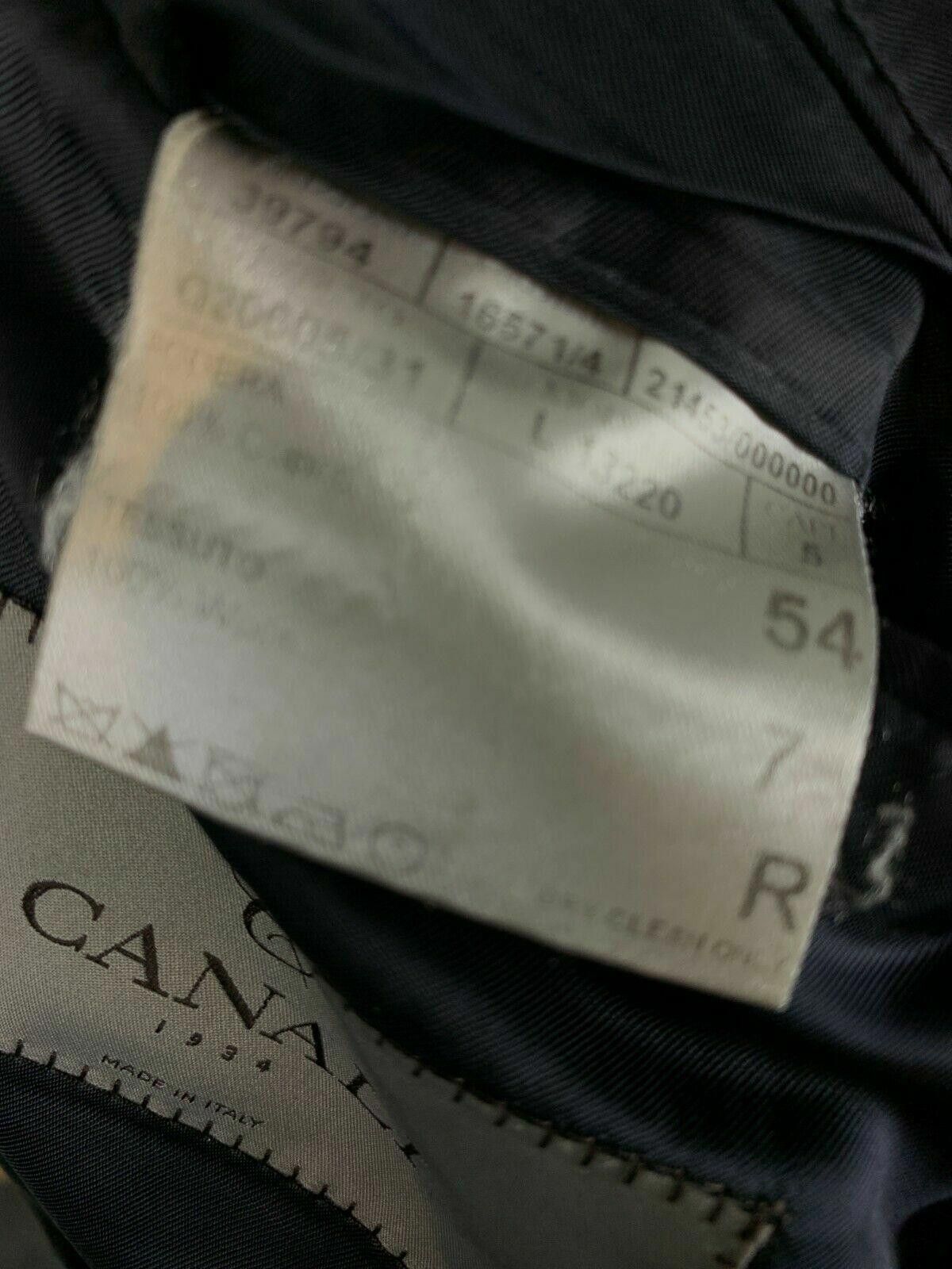 Canali Men Canali Black 2 Button Pure Wool Blazer Coat Size 54 Size 40R - 10 Thumbnail