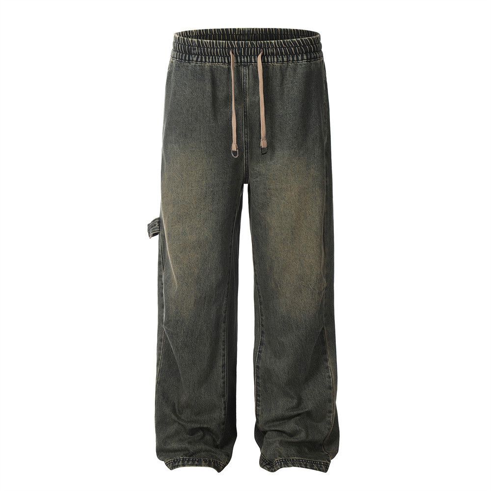 Japanese Brand × Jean Washed distressed vintage loose casual jeans Size US 32 / EU 48 - 1 Thumbnail