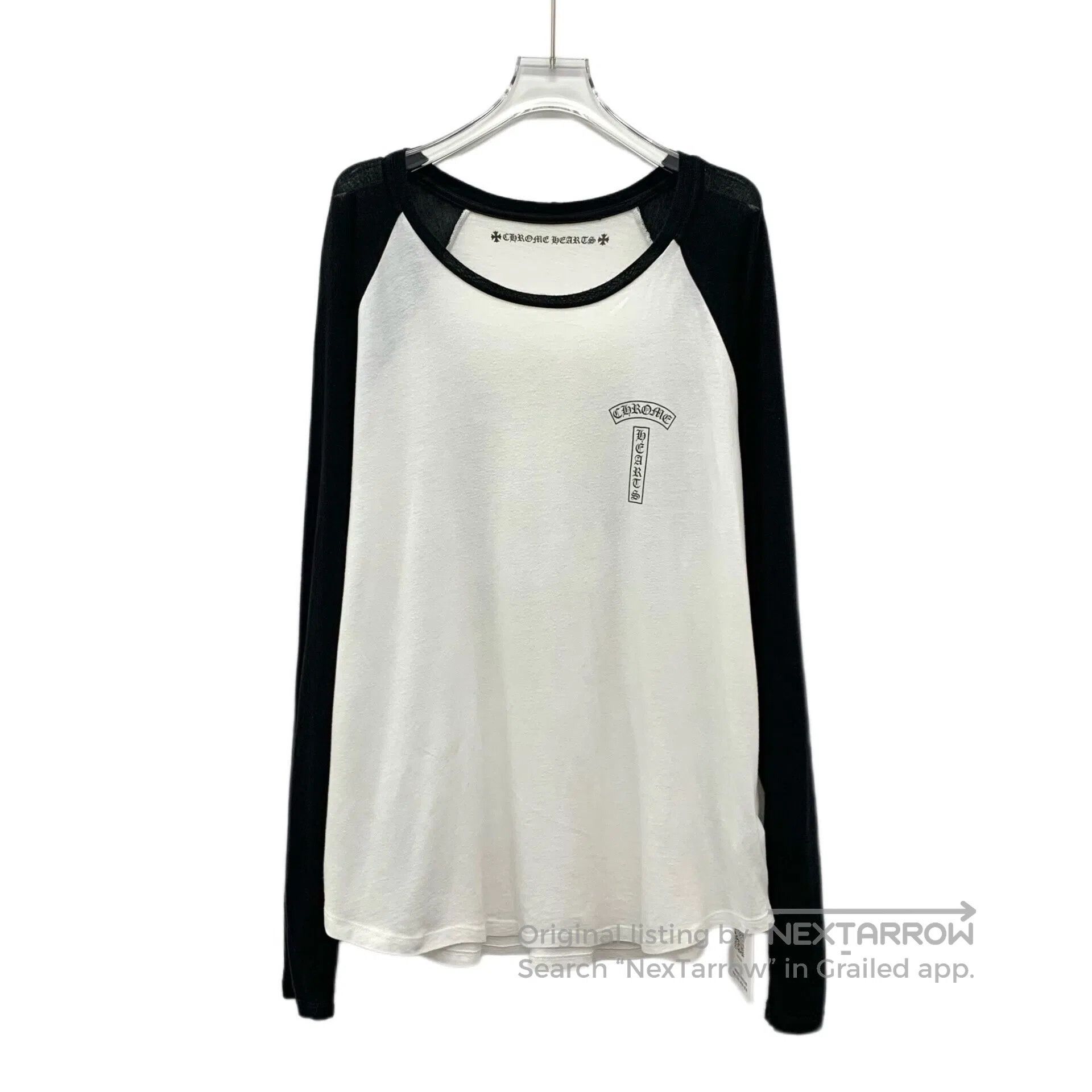Chrome Hearts CHROME HEARTS White Horsehoe Arm Sanskrit Printed Cotton C Size US L / EU 52-54 / 3 - 1 Thumbnail