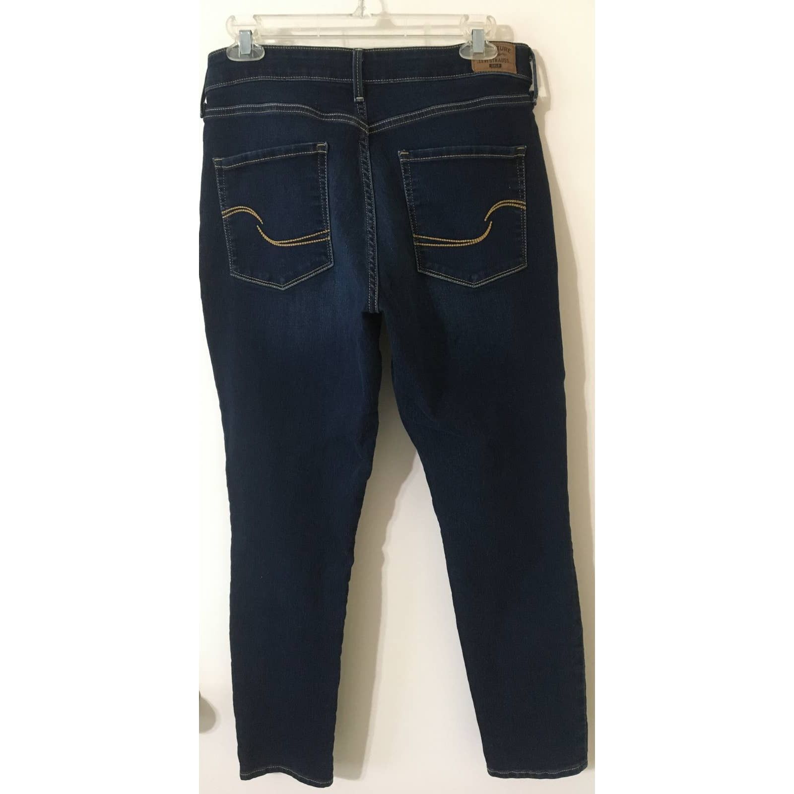 Levi's 10S 30x30 Signature Levi Strauss Gold Mid Rise Skinny Jeans Size 30" / US 8 / IT 44 - 2 Thumbnail