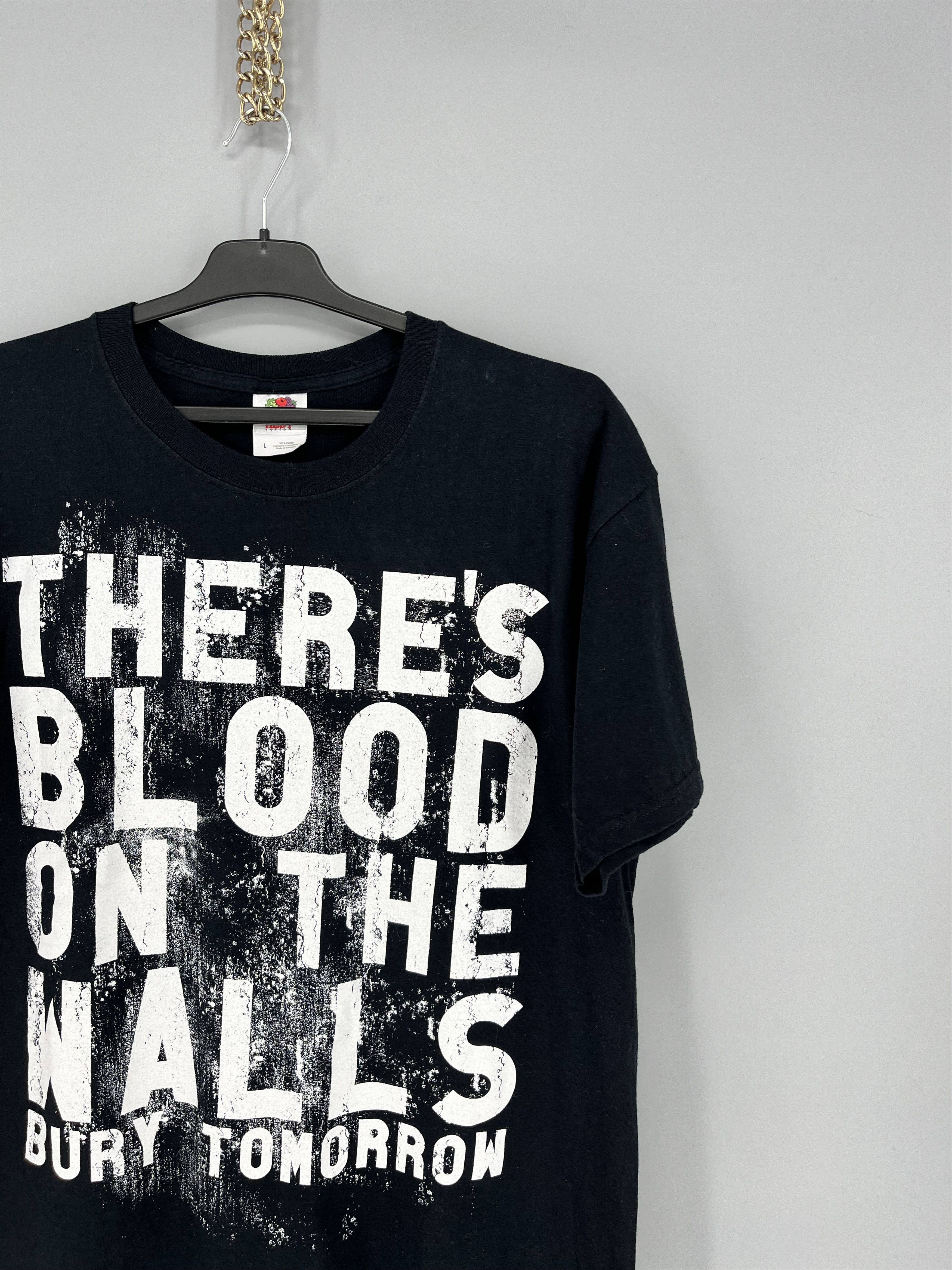 Band Tees × Vintage Vintage Y2K Bury Tomorrow – Bitemarks Lyrics Band Rock Stree Size US L / EU 52-54 / 3 - 5 Thumbnail