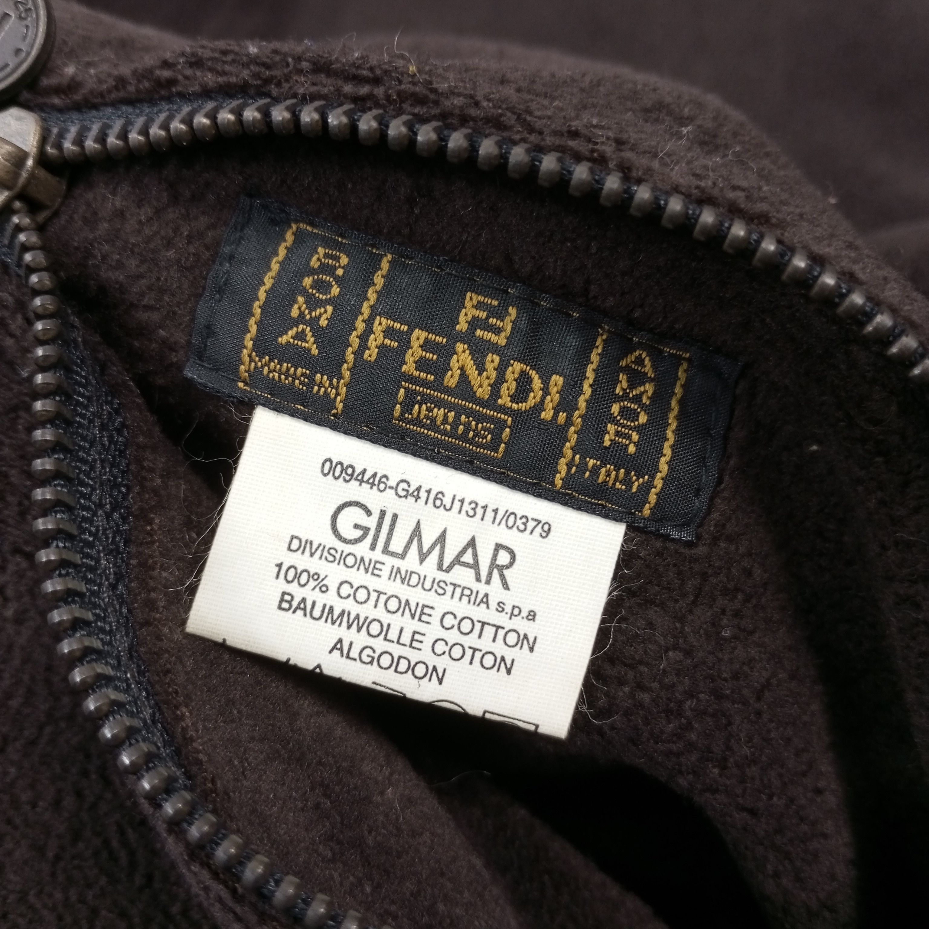 Fendi × Vintage Fendi Luxury Fashion Brand Reversible Jacket Size US L / EU 52-54 / 3 - 8 Thumbnail