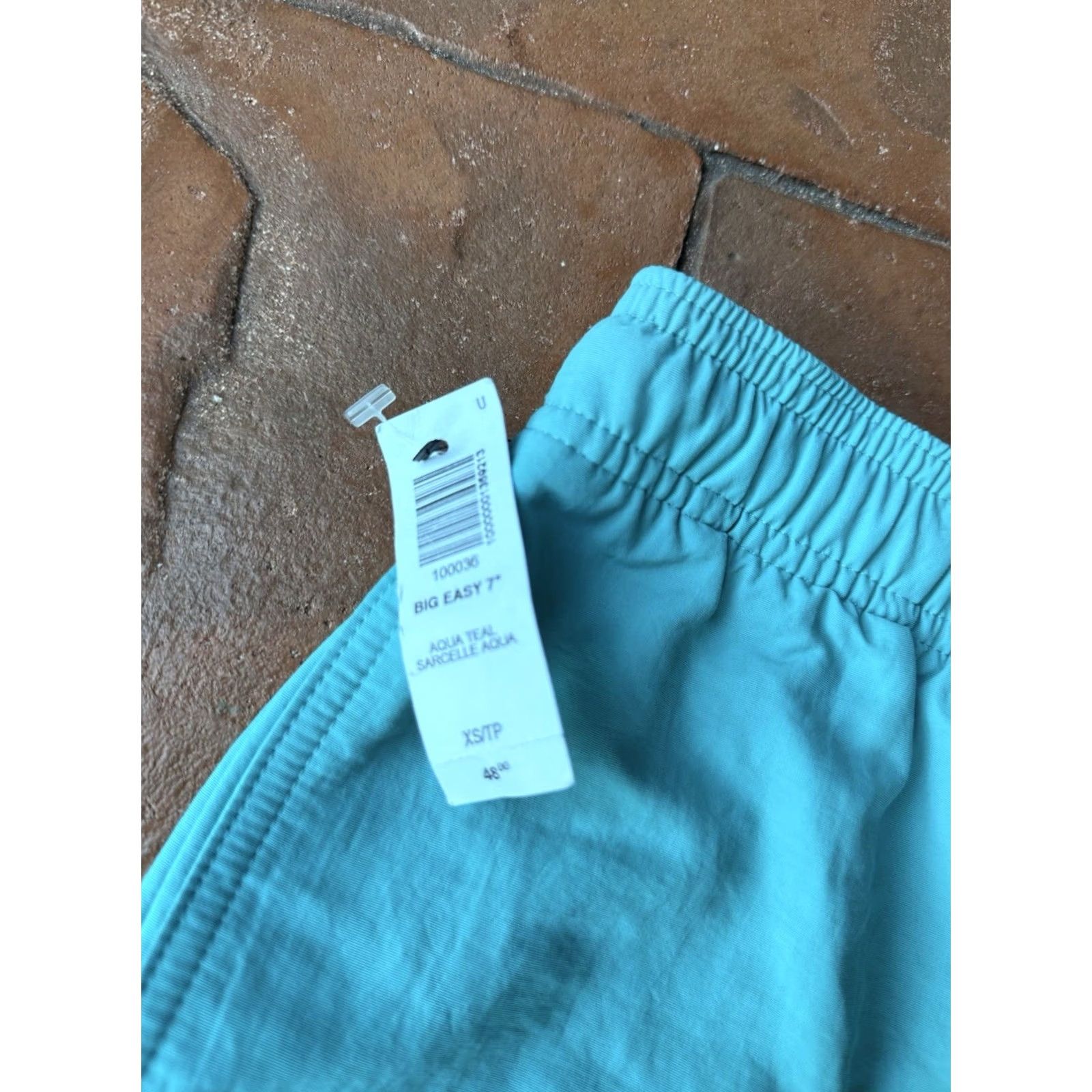 TNA VINTAGE NWT TNA Big Easy 7’’ Nylon Shorts Women’s XS Aqua Blue Drawstring Size 26" / US 2 / IT 38 - 4 Thumbnail