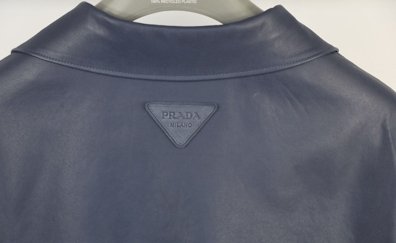 Prada PRADA CAMICIA LEATHER SHIRT Size US XL / EU 56 / 4 - 4 Thumbnail