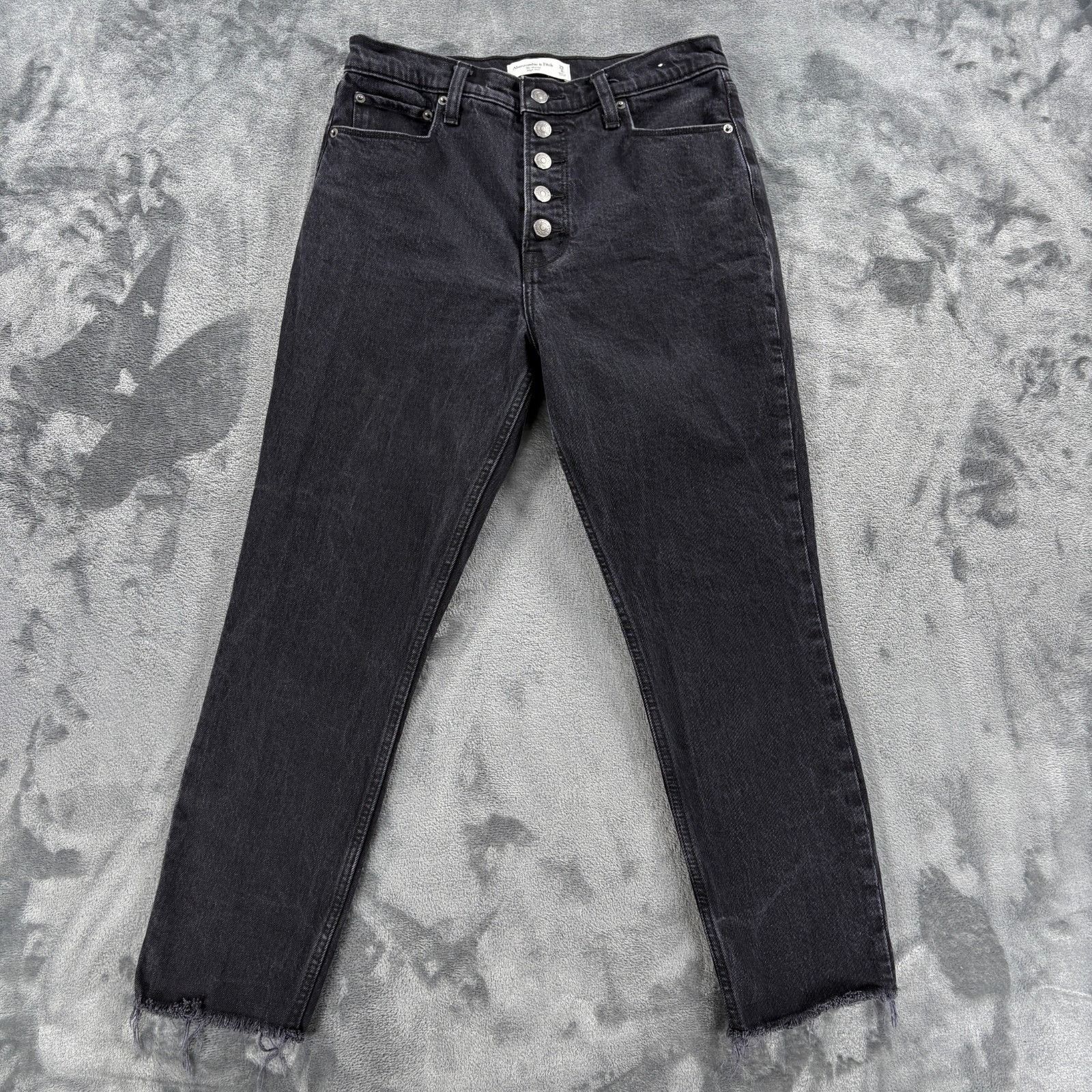 Abercrombie & Fitch Abercrombie Fitch Skinny High Rise Jeans Womens 29 8S Black Size 29" - 1 Thumbnail