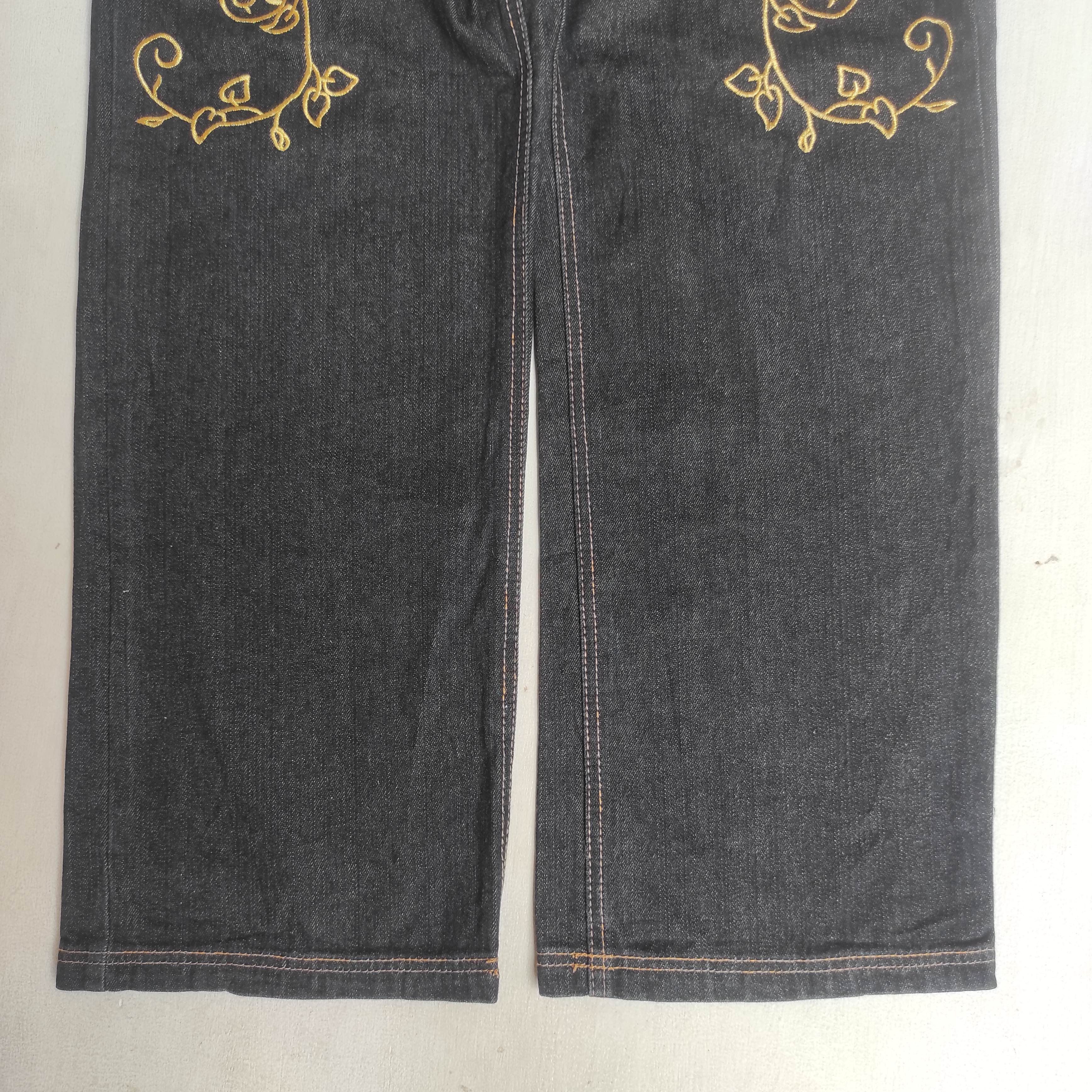 Hysteric Glamour Japanese Brand CROWN HOLDER Baggy Oversized Embroidery Size US 34 / EU 50 - 14 Thumbnail